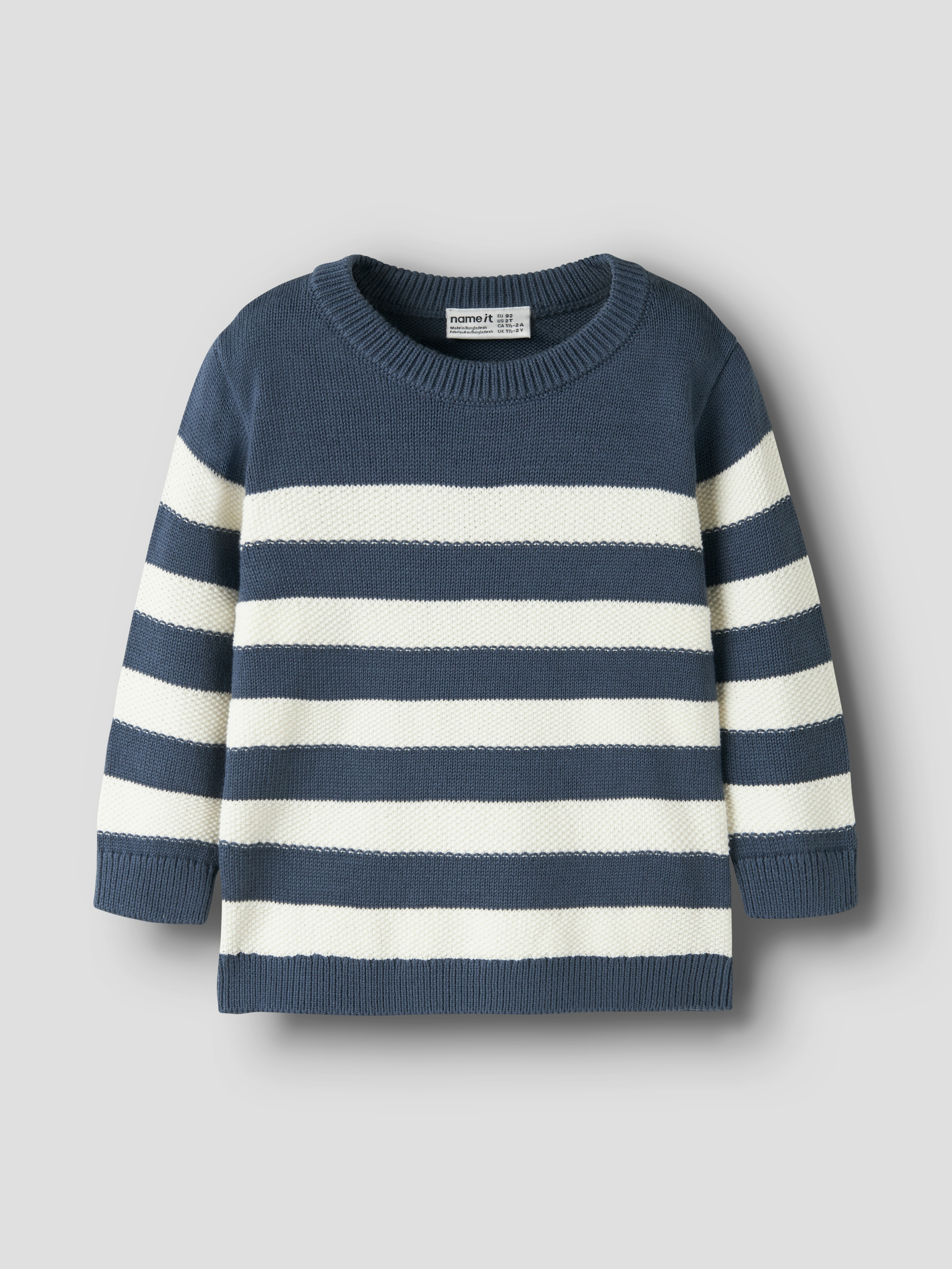 Name It Strickpullover "NMMLOGAN LS LOOSE KNIT" Baumwolle, loose fit