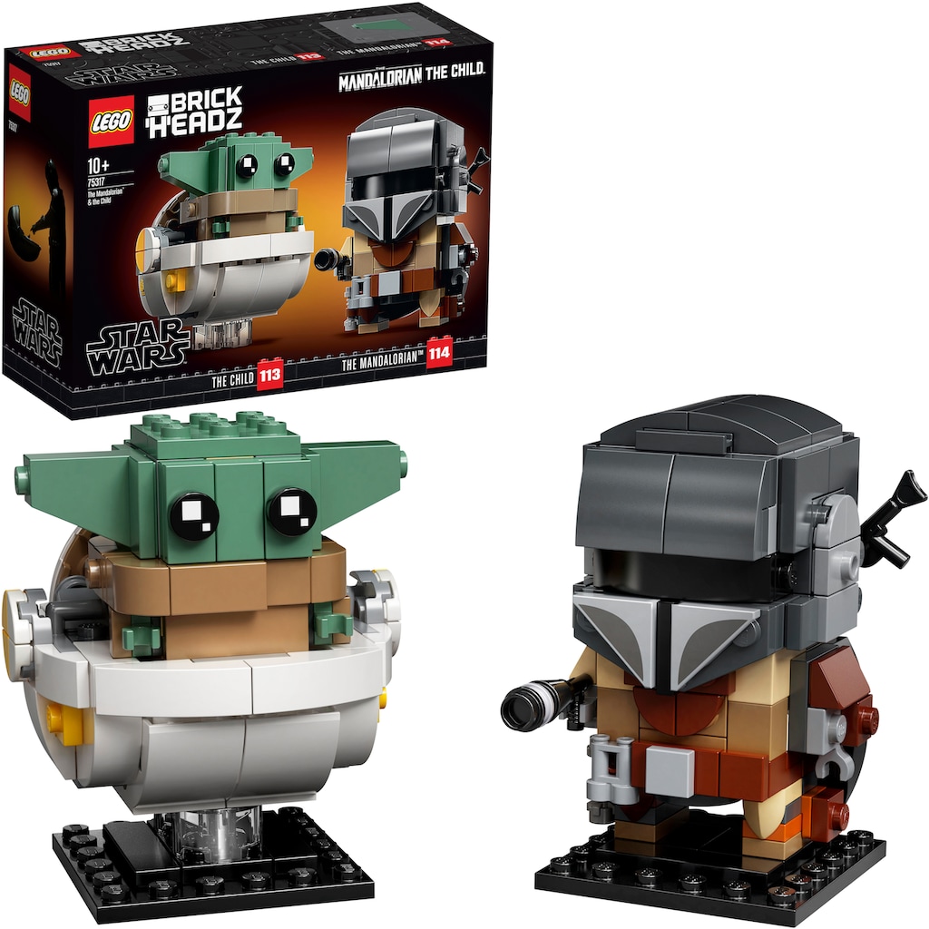 LEGO® Konstruktionsspielsteine »Der Mandalorianer™ und das Kind (75317), LEGO® Star Wars™«, (295 St.)