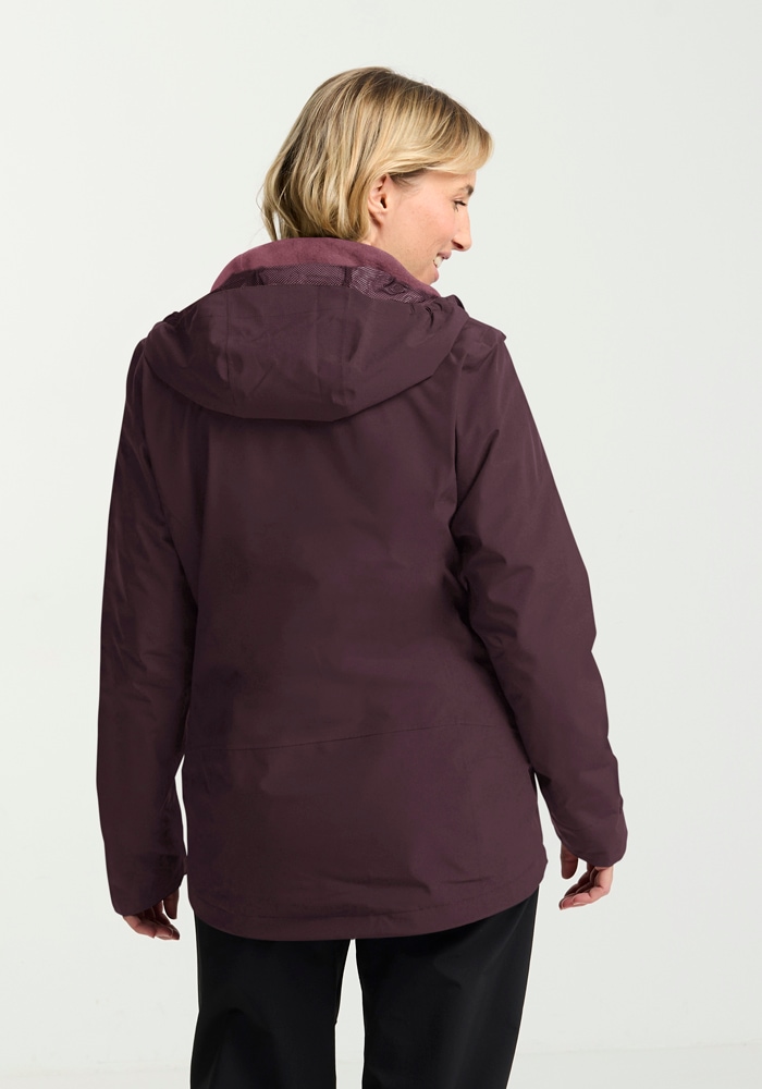 Jack Wolfskin 3-in-1-Funktionsjacke »MOONRISE 3IN1 JKT W«, mit Kapuze