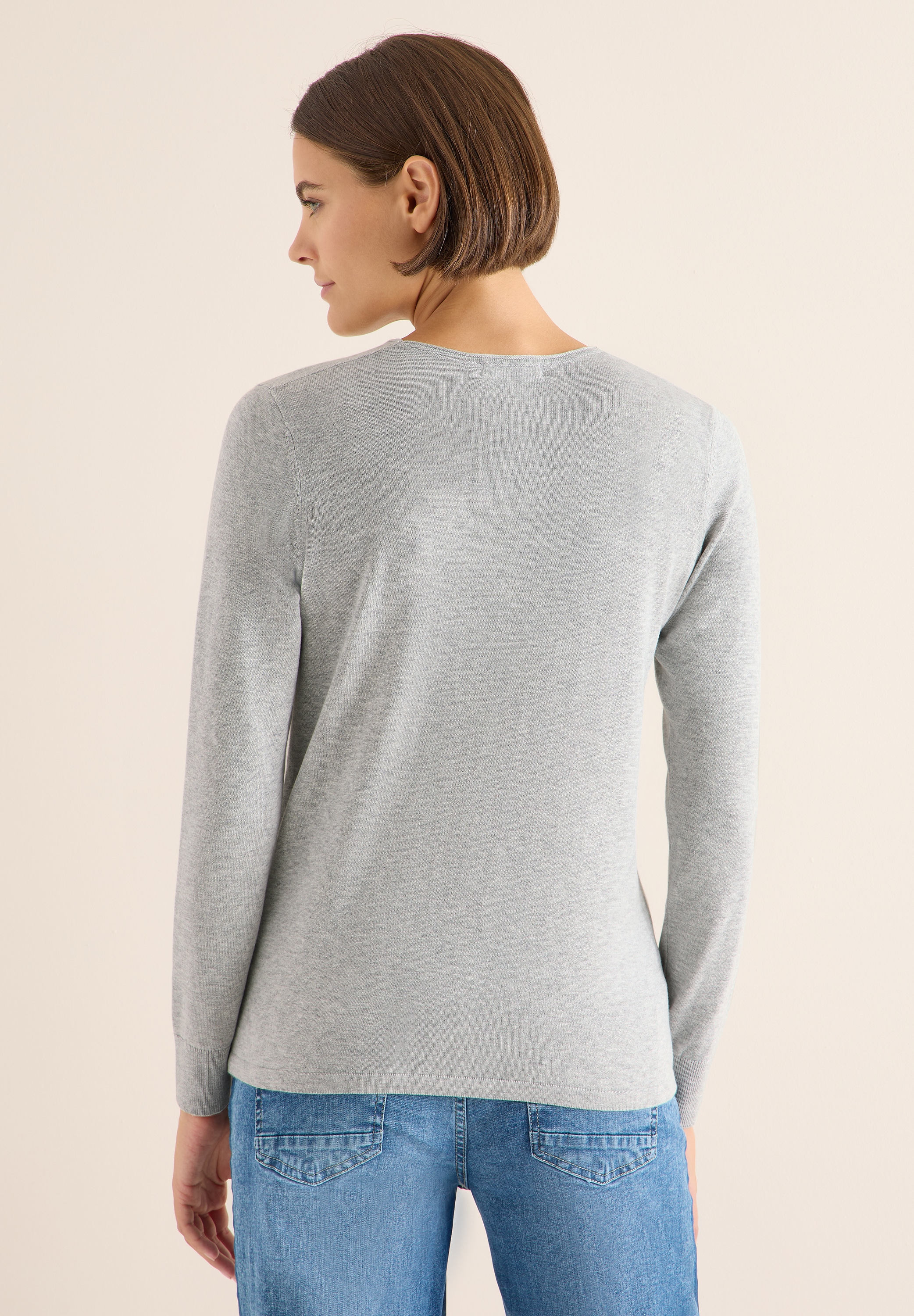 Cecil Strickpullover, im soften Baumwoll-Mix