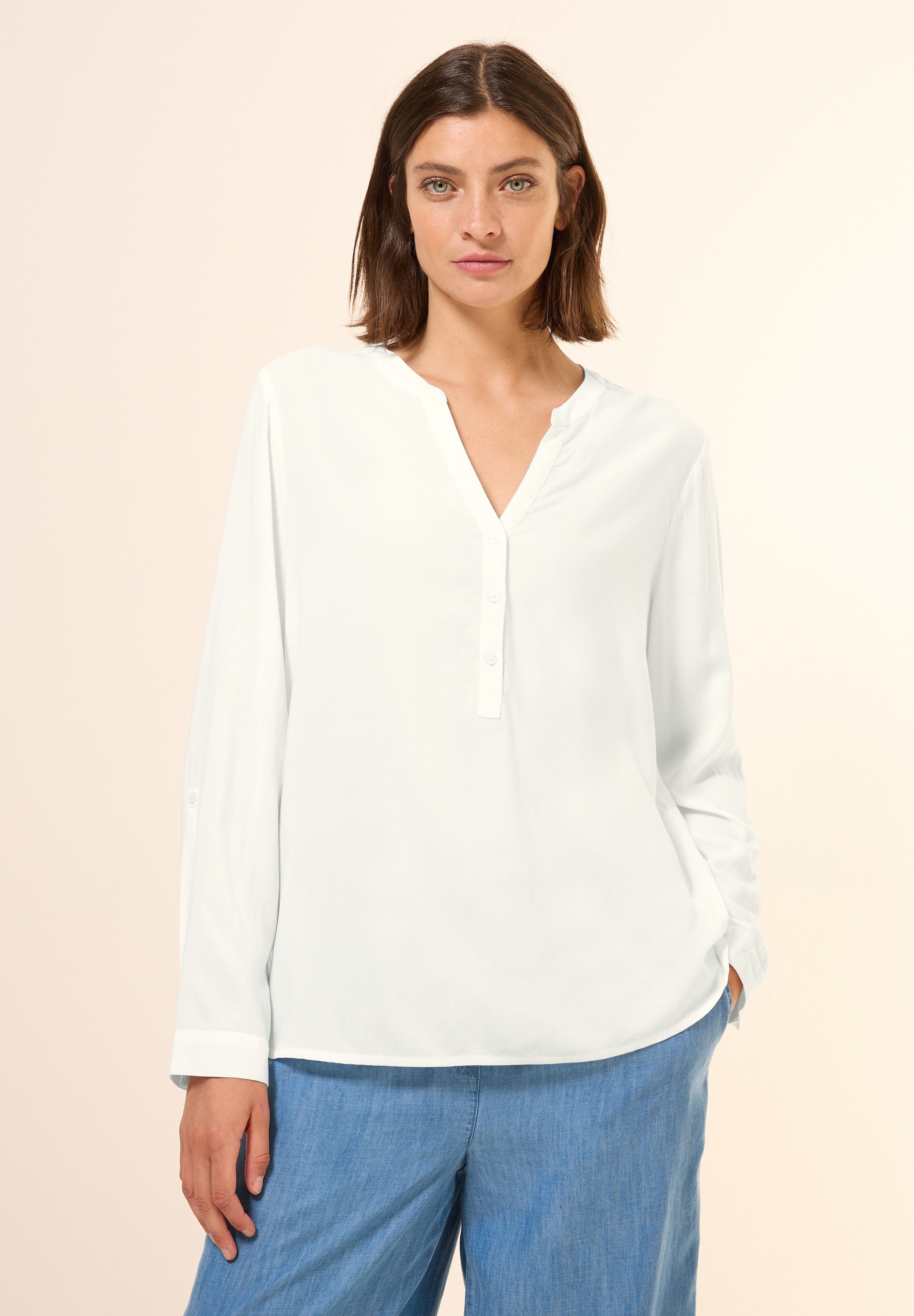 Cecil Langarmbluse, mit dekorativer Knopfleiste günstig online kaufen
