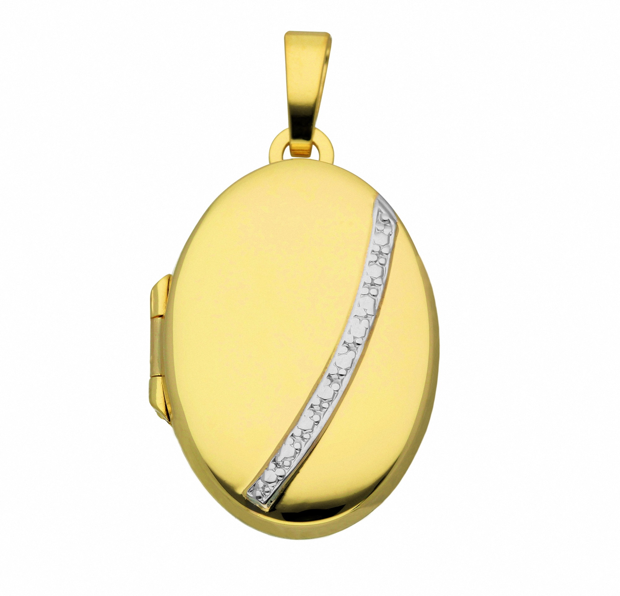 Adelia´s Kette mit Anhänger »333 Gold Medaillon Anhänger«, Schmuckset - Set mit Halskette