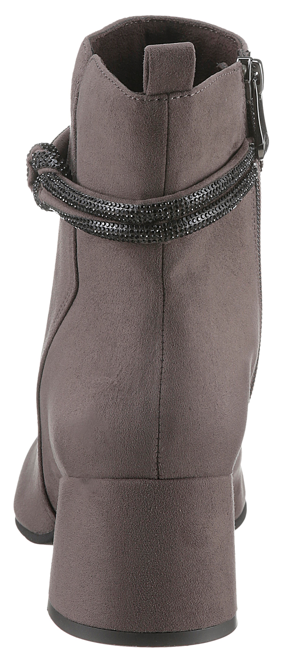 MARCO TOZZI Stiefelette, Blockabsatz, Businessschuh, Abendschuh in eleganter Karreeform