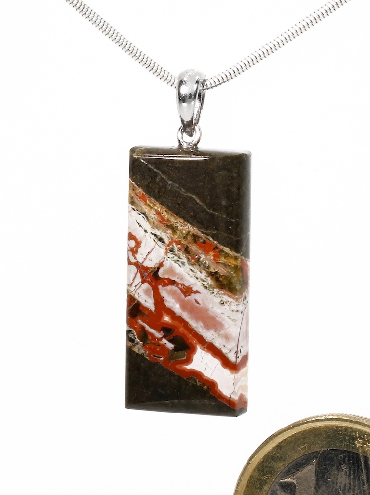 Adelia´s Kettenanhänger »Achat 925 Silber Edelstein Anhänger«, Steinschmuck ist Naturschmuck