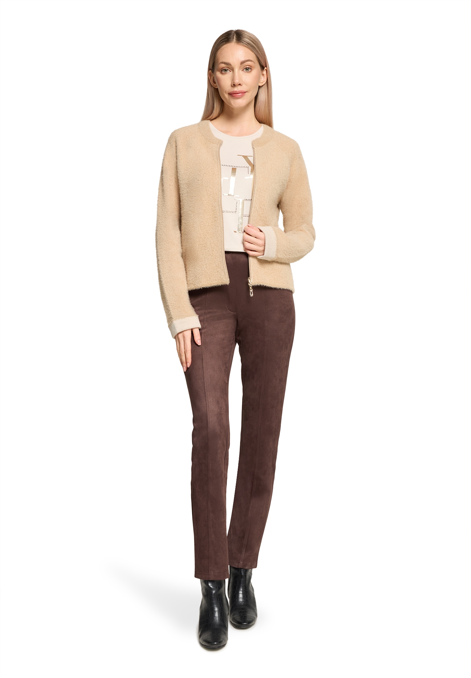 Betty Barclay Strickjacke »Damen mit Reißverschluss« 1 tlg.