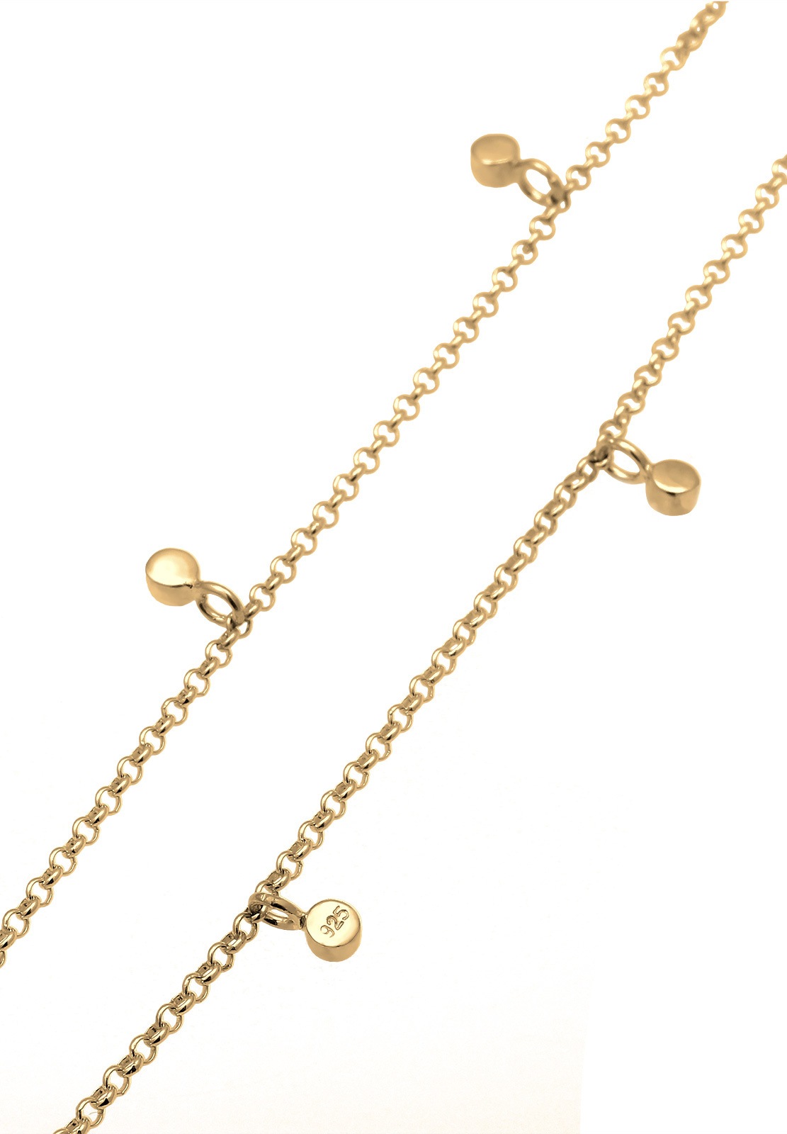 Elli Collierkettchen »Weiß 925 Sterling Silber, mit Kristallen von Swarovski®«