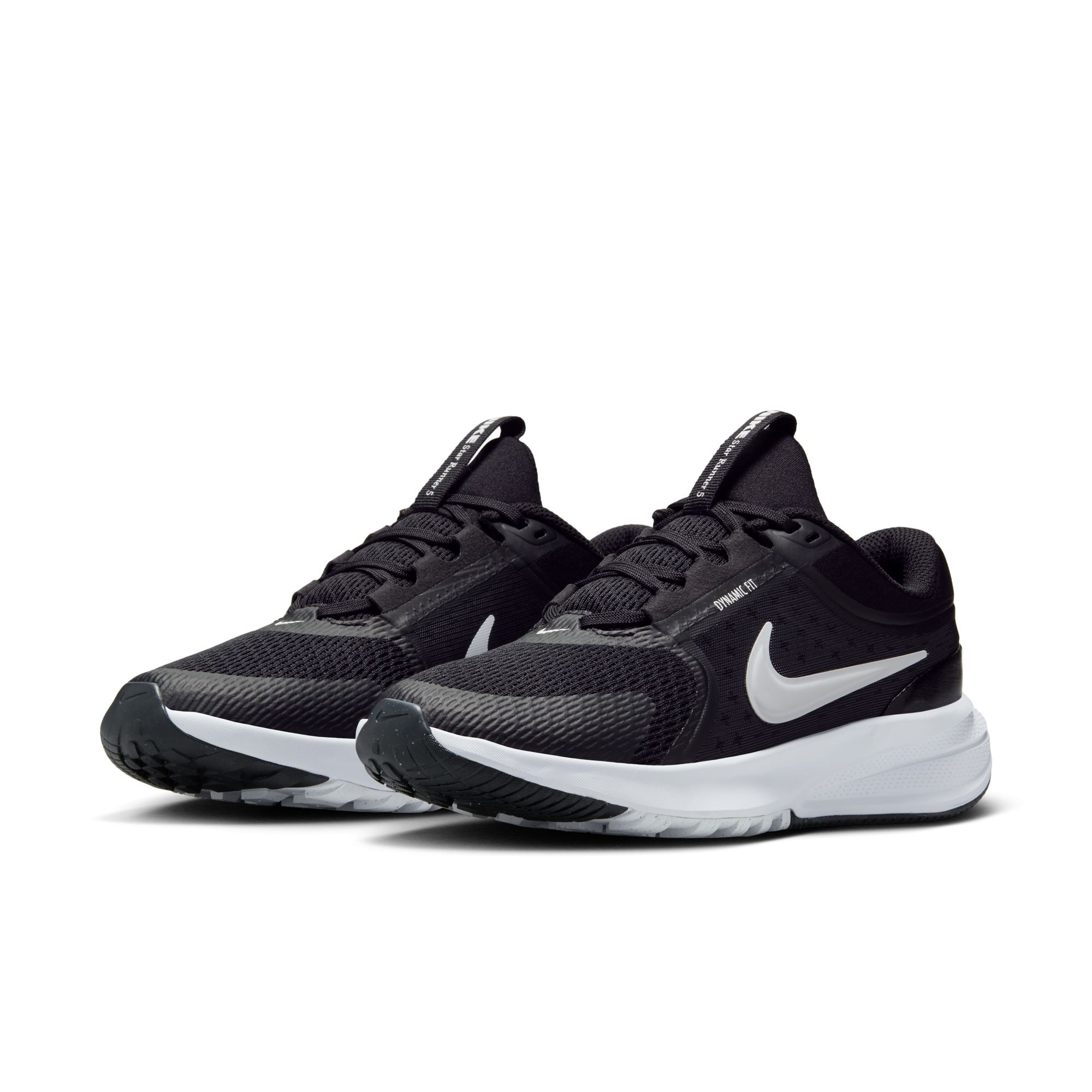 NIKE Kinder Laufschuh "NIKE STAR RUNNER 5 (GS)", Gr. 38,5schwarz, weiß, weiß, Synthetik, Textil, Schuhe, Für Jugendliche