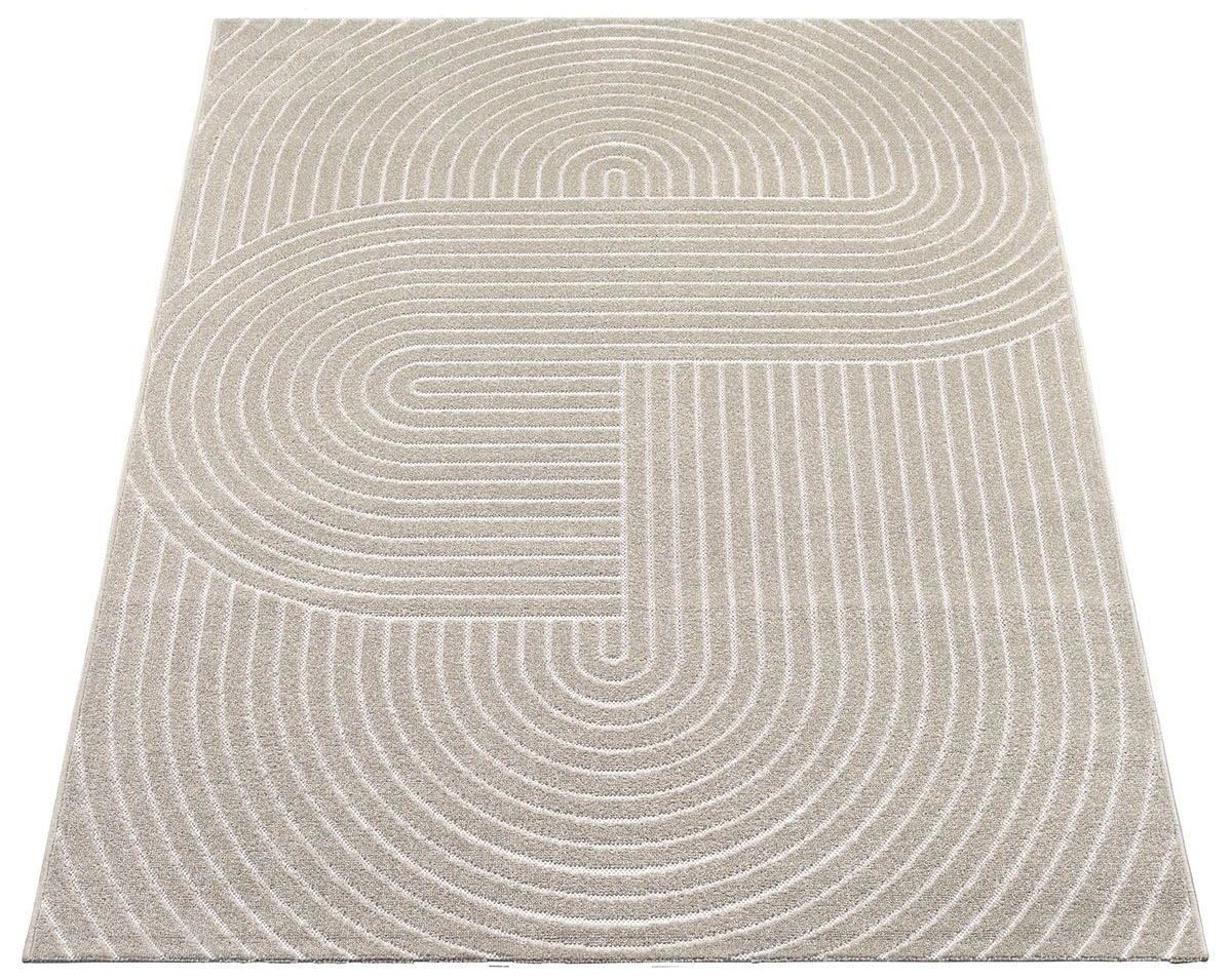 Thumbnail - the carpet Teppich "Santo Plus" rechteckig 5 mm Höhe Plus moderner robuster In und Outdoor Teppich