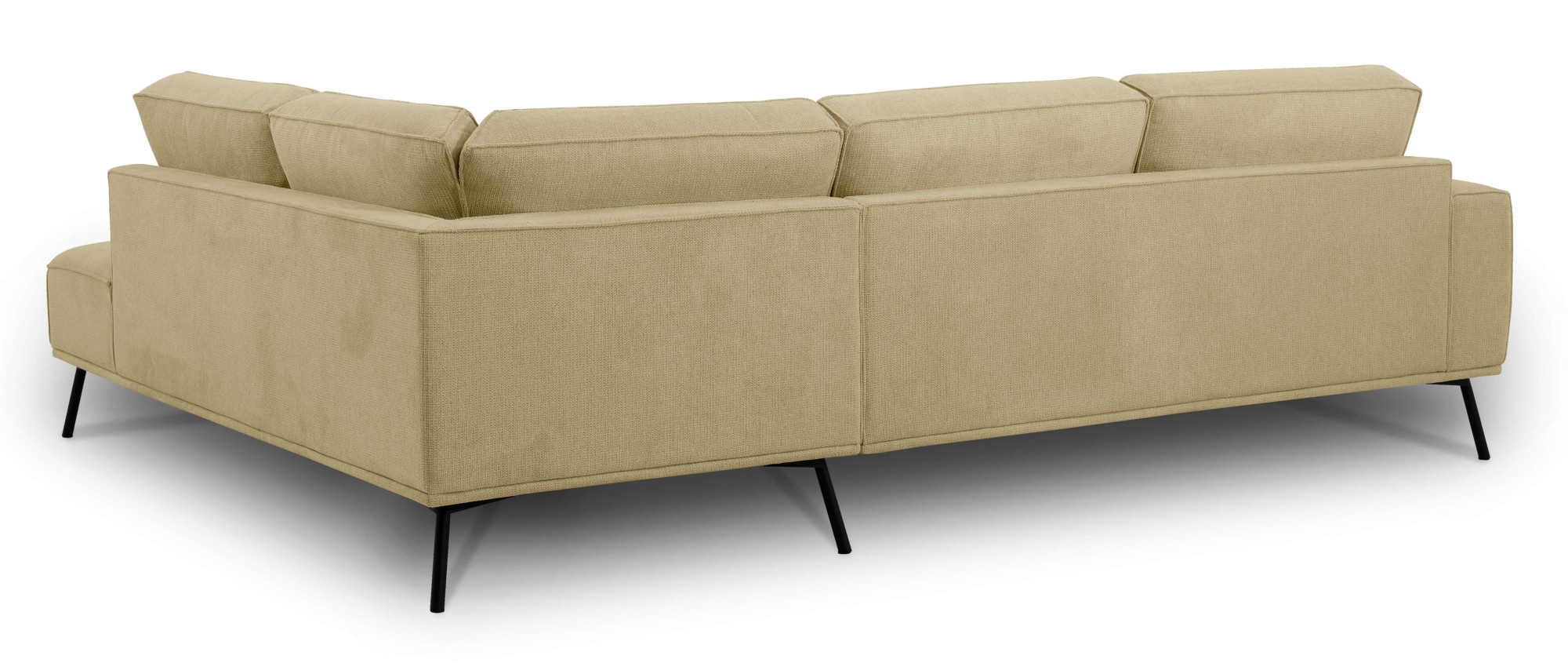 andas Ecksofa »Vosby«, Breite 260 cm, Chenille, mit dekorativer Kedernaht