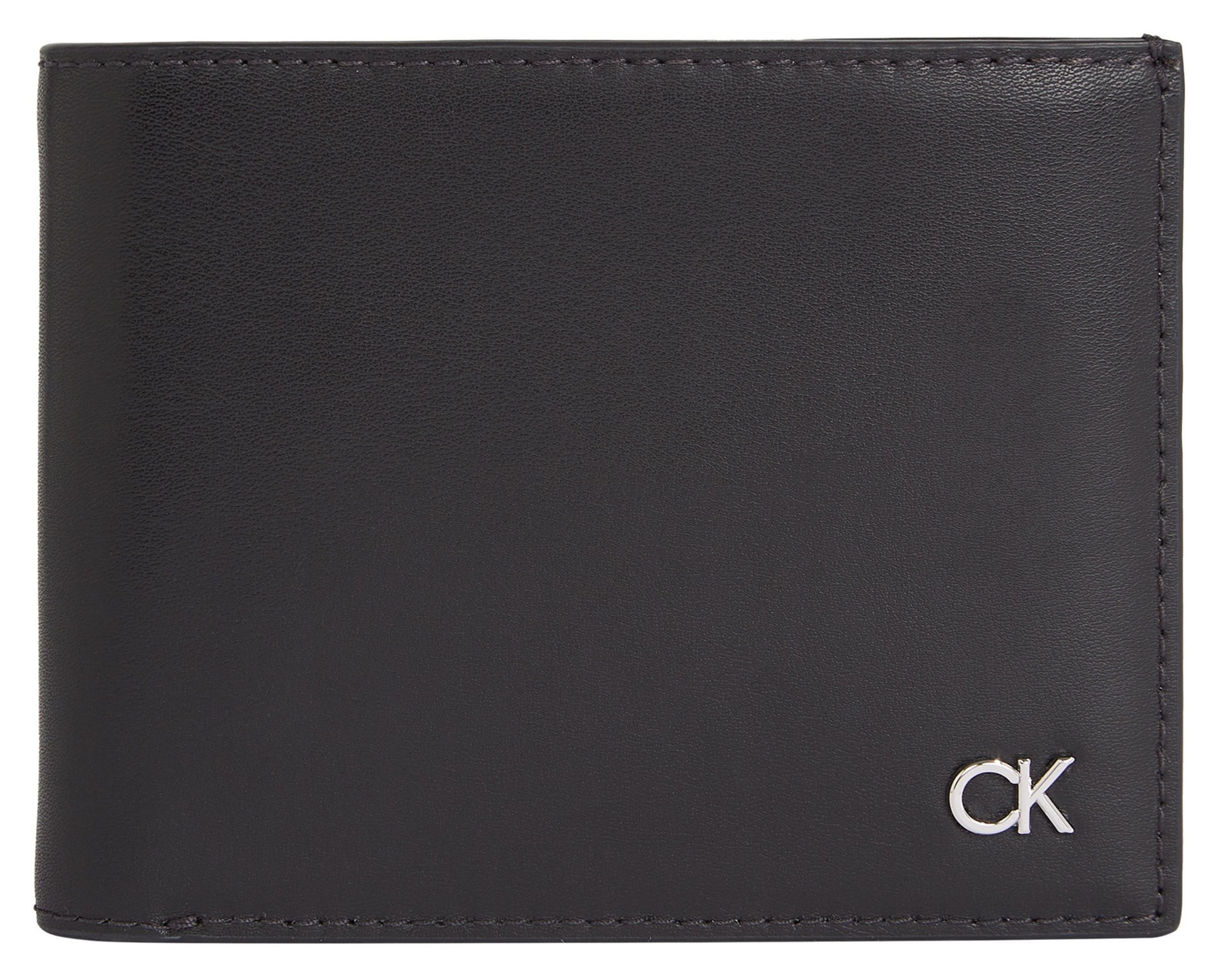 Calvin Klein Geldbörse "METAL CK BIFOLD 5CC W/COIN", Geldbörse Portemonnaie günstig online kaufen