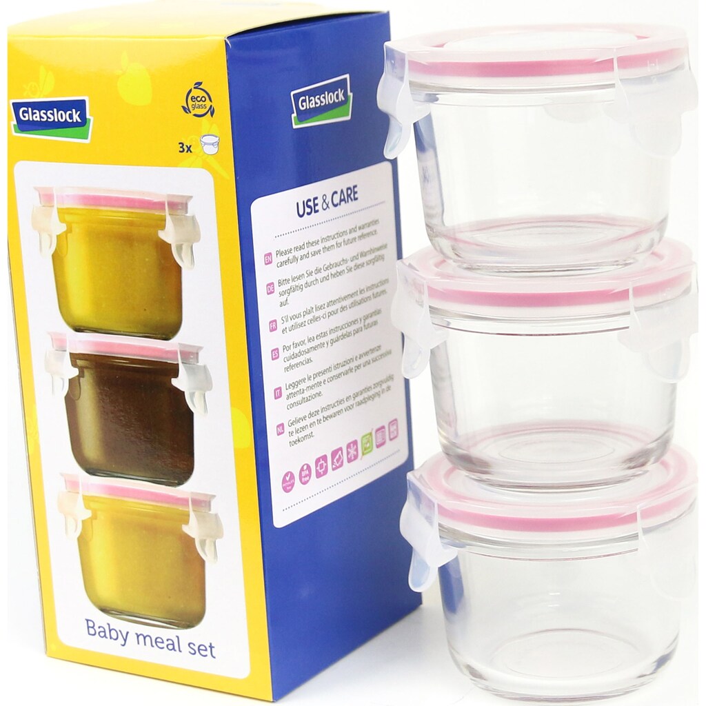 Glasslock Frischhaltedose »Baby Meal«, (3 tlg.)