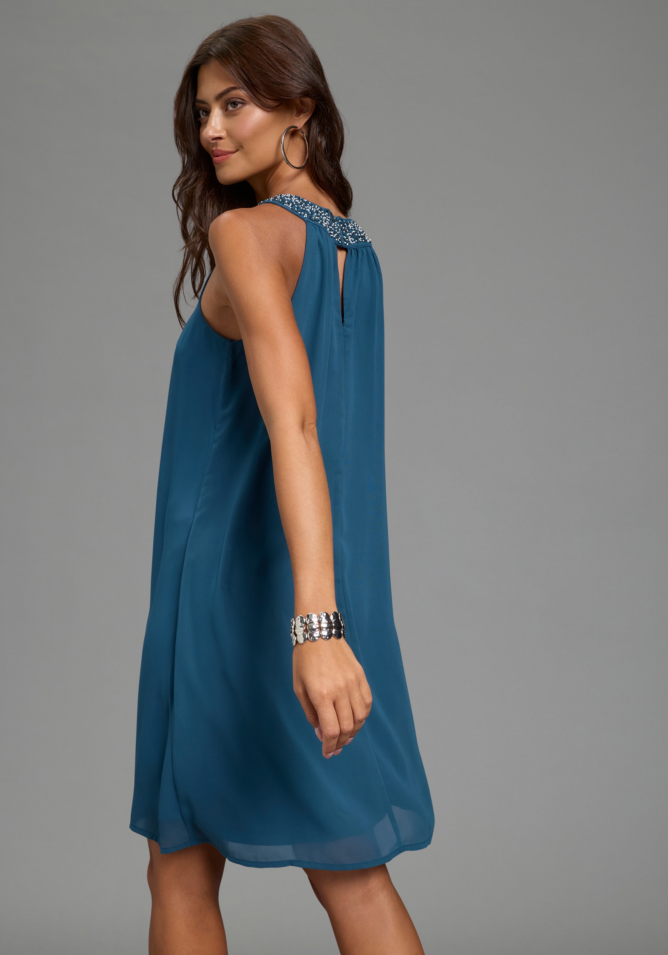 Laura Scott Abendkleid für besondere Anlässe, aus Georgette mit Jerseyfutte günstig online kaufen