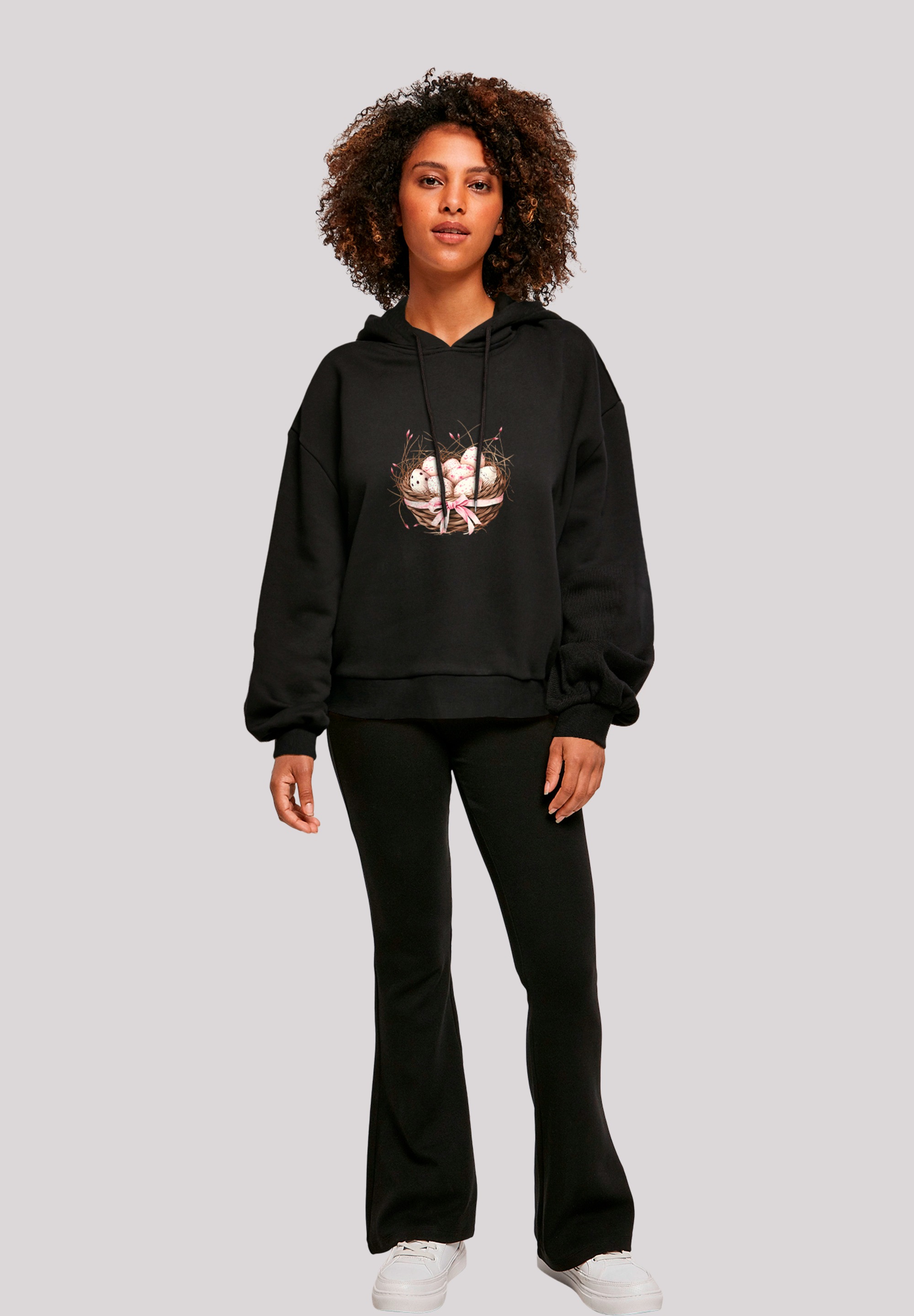 F4NT4STIC Sweatshirt »Osterei Nest Korb Dekor«, Premium Qualität