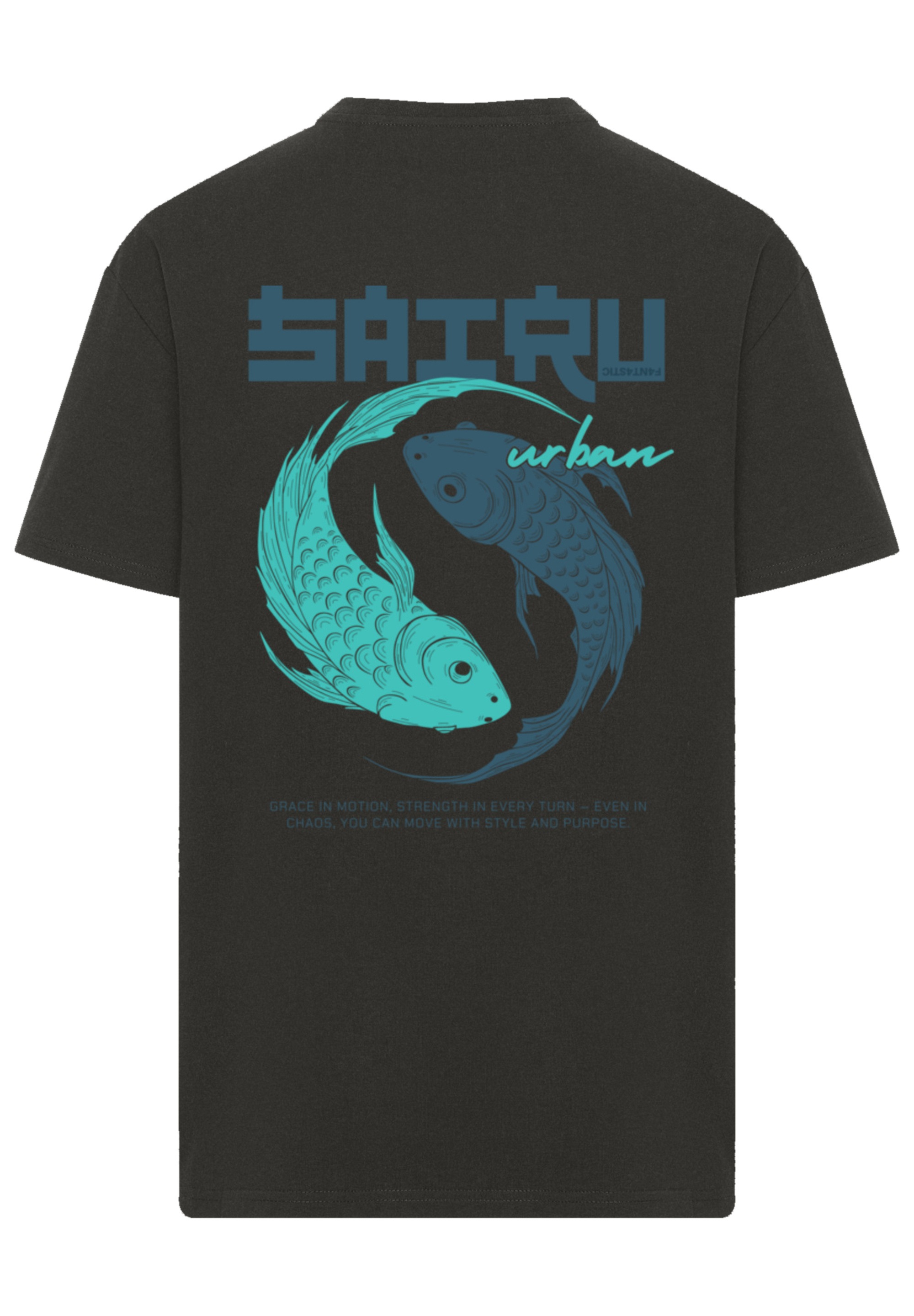 F4NT4STIC T-Shirt »Koi Fish Oversize Japan Streetstyle«, Japan Streetwear Styles