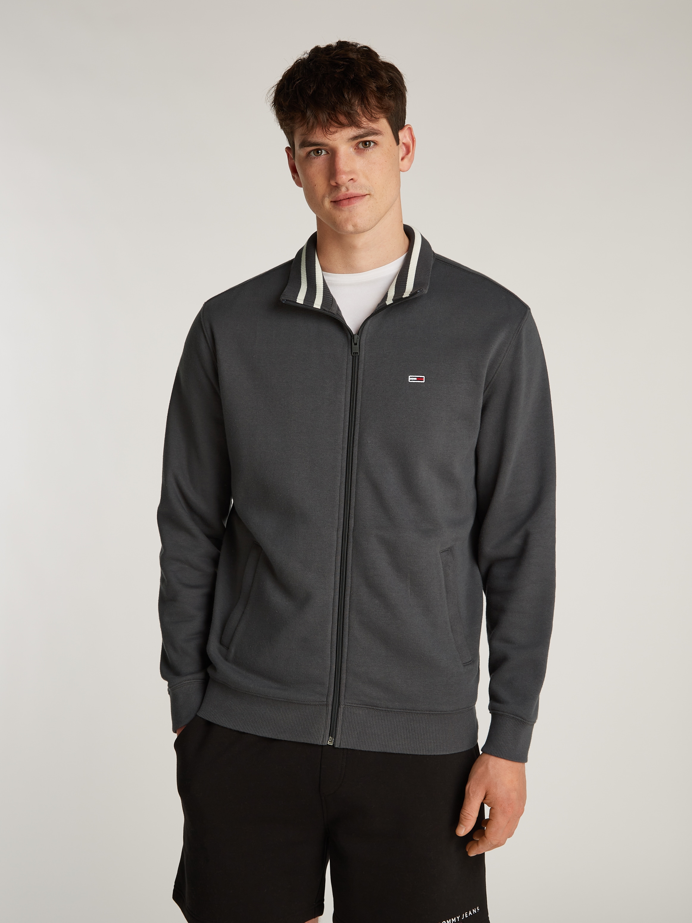 Tommy Jeans Plus Sweatjacke "TJM REG FLEECE ZIP THRU EXT", in Großen Größen günstig online kaufen