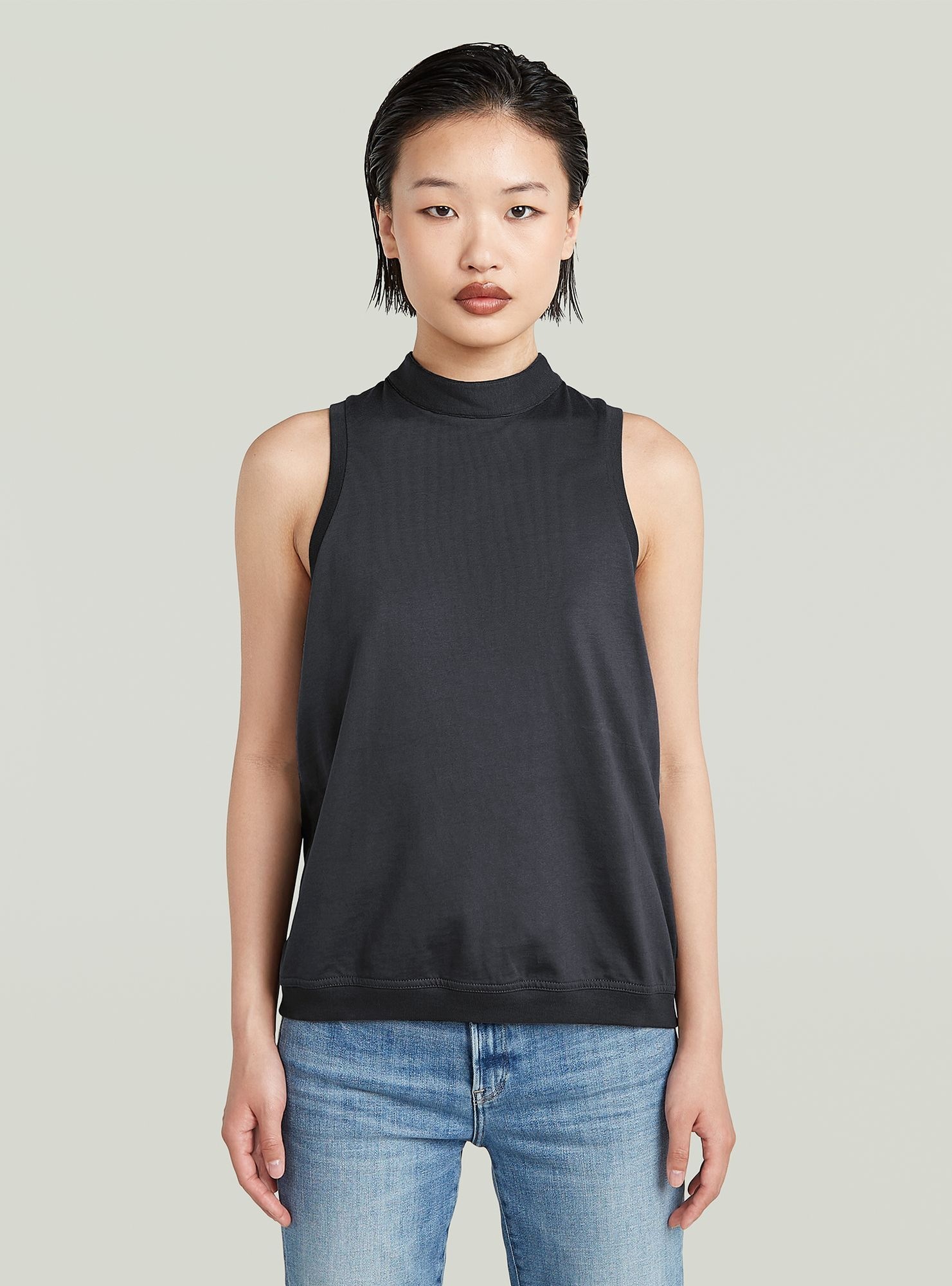 G-STAR T-Shirt "Open Back Knit Tanktop"