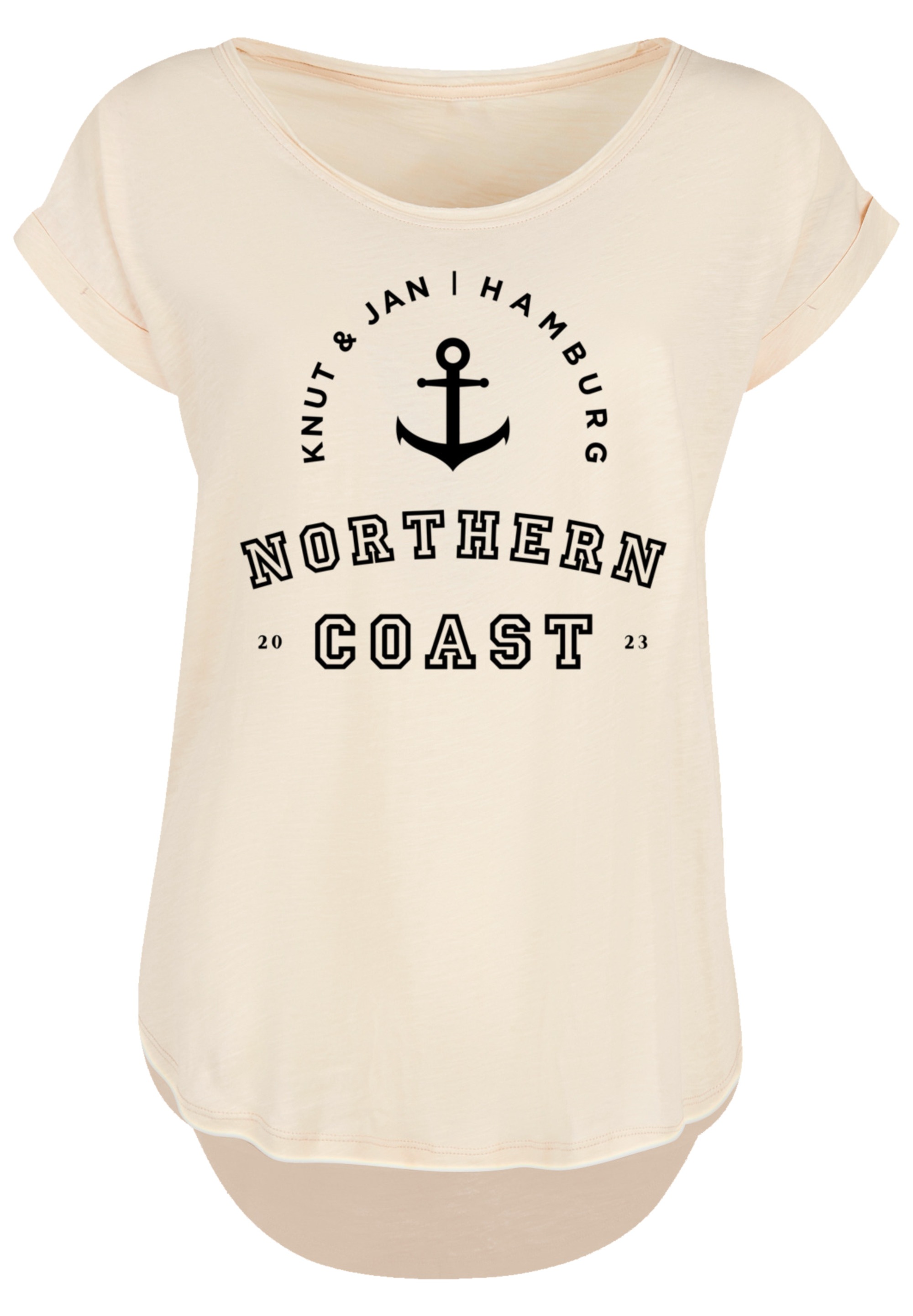F4NT4STIC T-Shirt »Northern Coast Nordsee Knut & Jan Hamburg«, Print