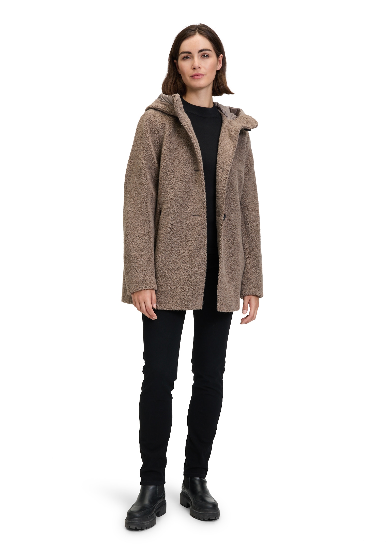 Gil Bret Wolljacke »Gil Bret Damen Wolljacke mit Kapuze«, mit Kapuze