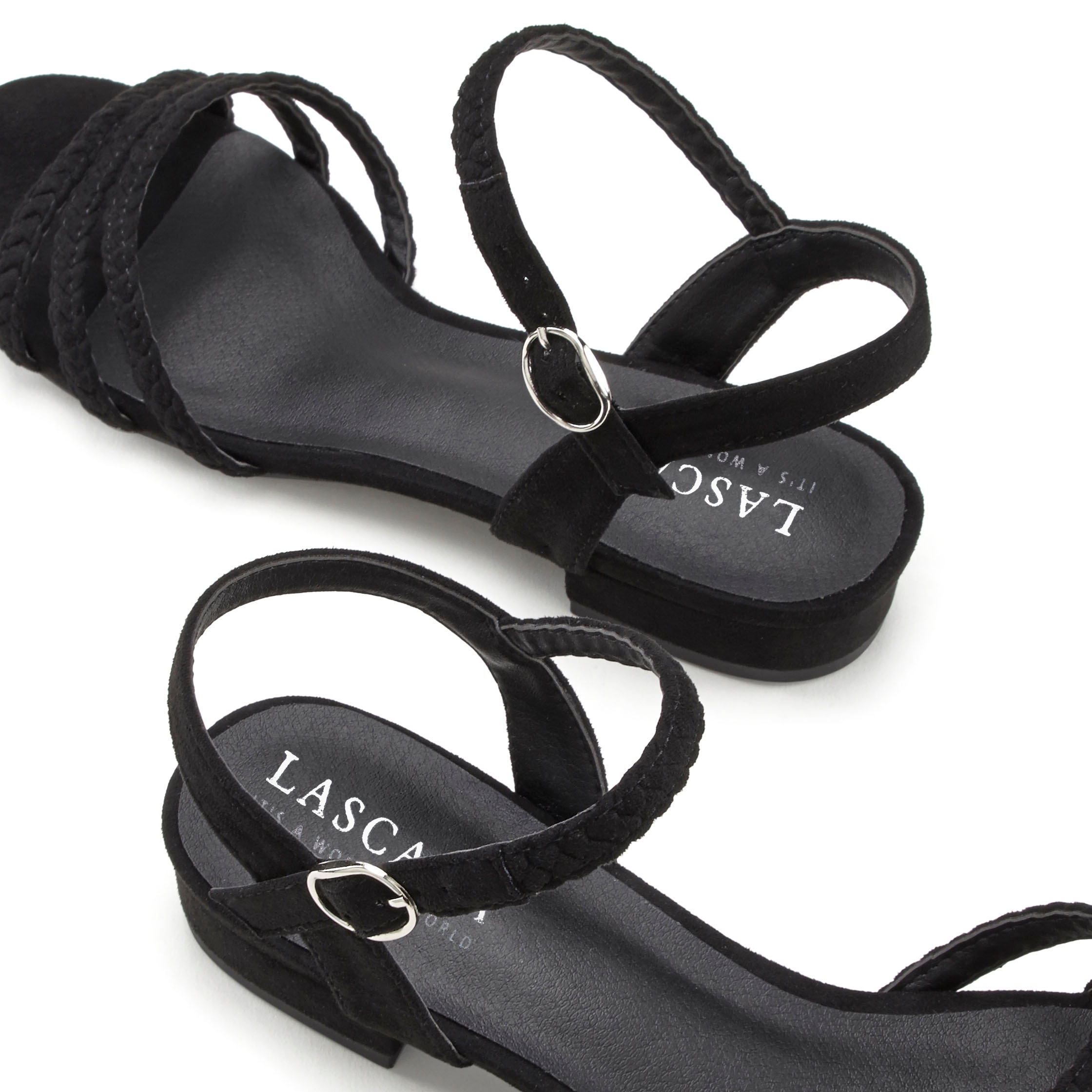 Thumbnail - LASCANA Sandale "Sommerschuh", Sandalette, Sommerschuh mit geflochtenen Riemchen VEGAN
