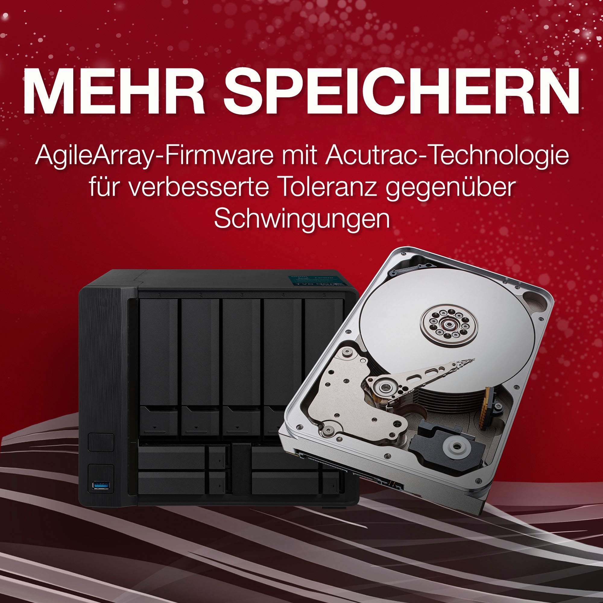Seagate HDD-NAS-Festplatte »IronWolf«, 3,5 Zoll, Anschluss SATA, Bulk, inkl. 3 Jahre Rescue Data Recovery Services