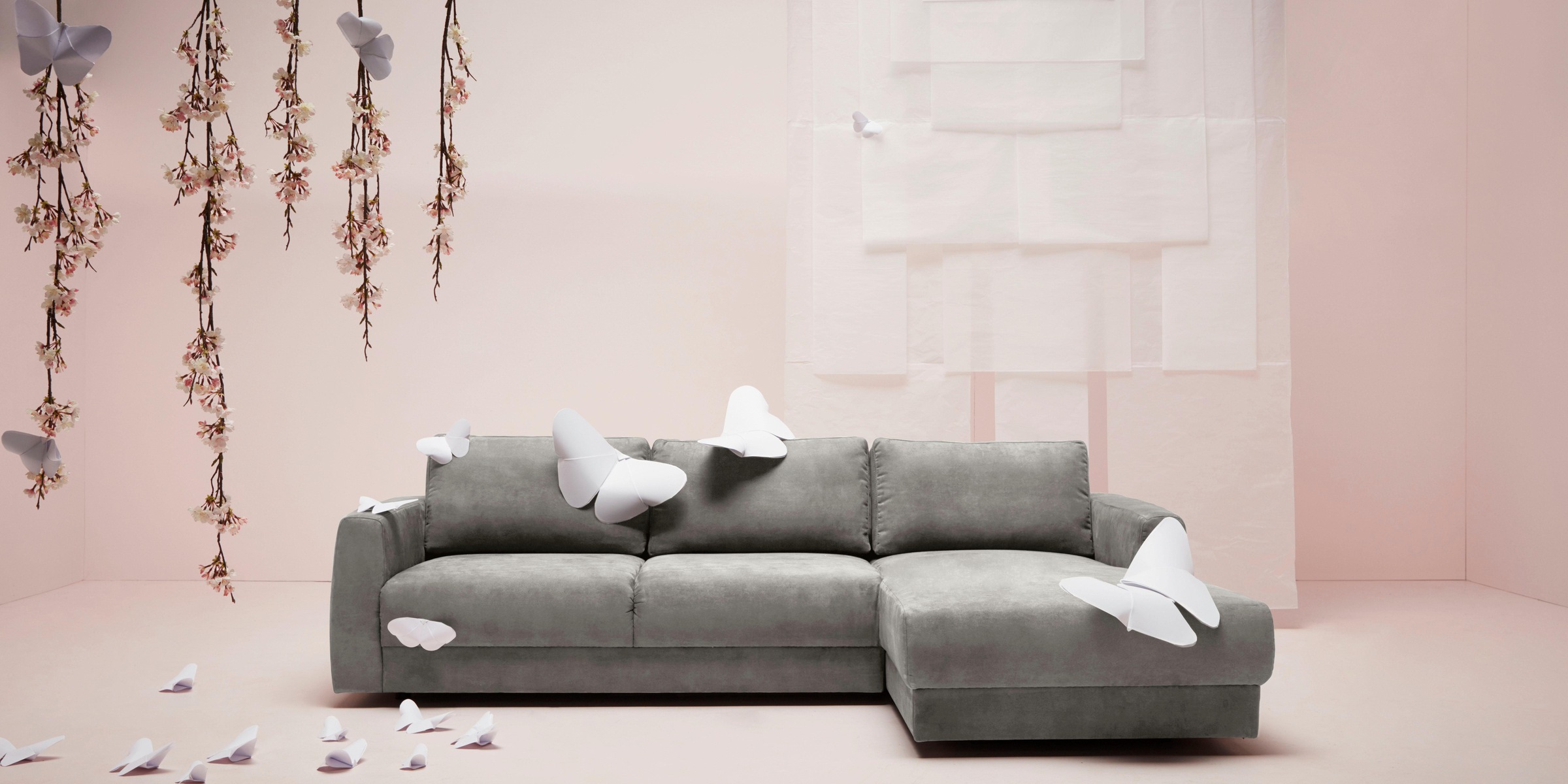 andas Ecksofa »Hobro L-Form«, in 3 Bezugsqualitäten in vielen Farben, Design by Morten Georgsen