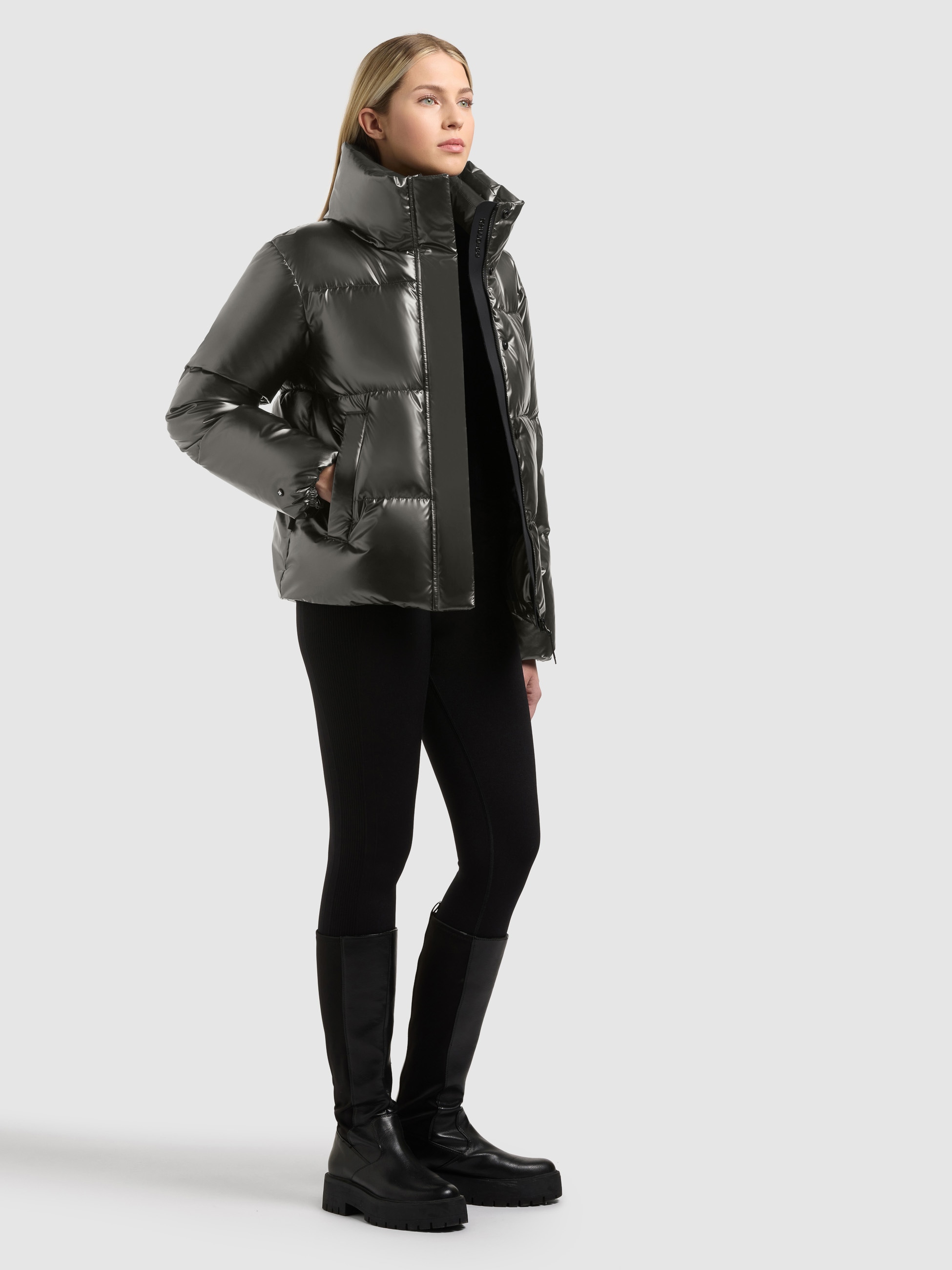 khujo Steppjacke »RINJA3 SHINY« ohne Kapuze
