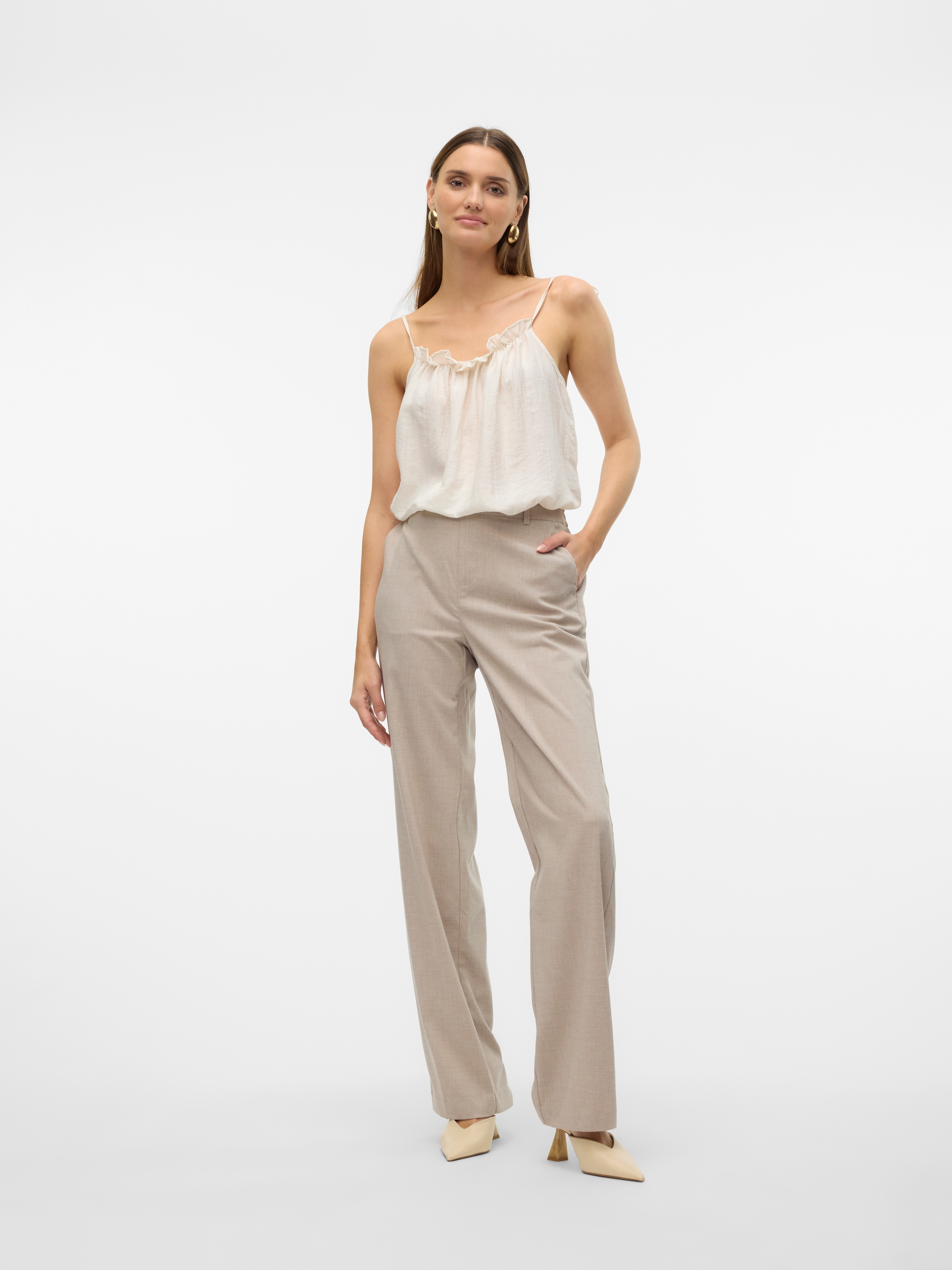 Vero Moda Anzughose »VMMAYA GOODY MW STRAIGH TAILOR PANT NOOS«