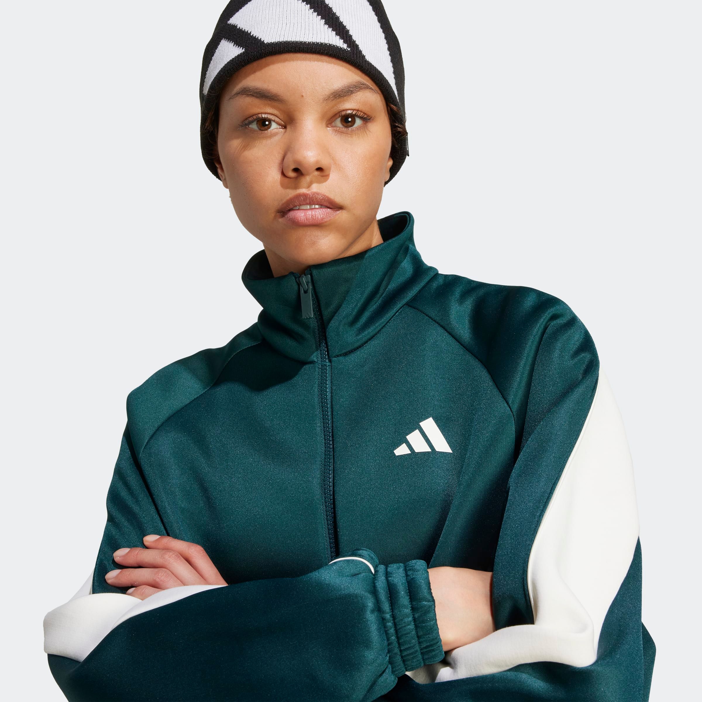 Thumbnail - adidas Sportswear Trainingsjacke "W STADIUM TT" aus Polyester und Baumwolle, für Erwachsene