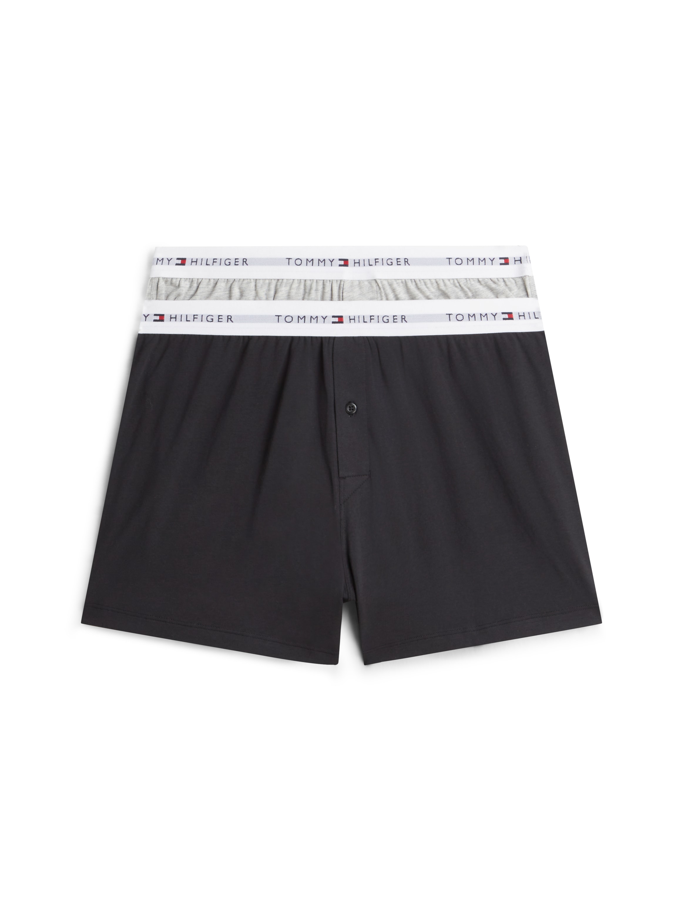 Tommy Hilfiger Underwear Boxershorts "2P LOOSE JERSEY BOXER" Packung, 2 Stk. mit Logoschriftzügen am Stretch-Bund