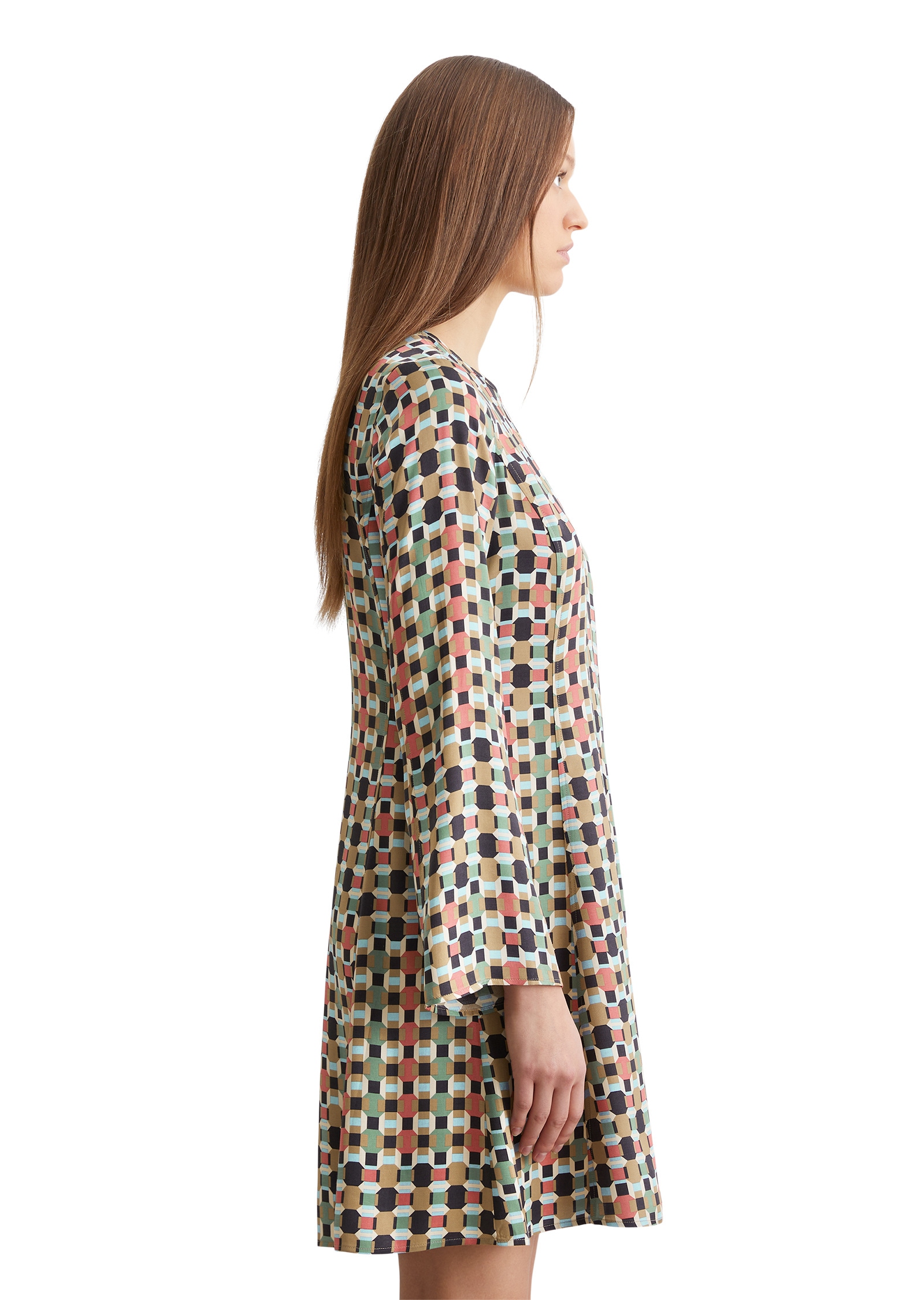 Marc O'Polo Druckkleid »aus bedrucktem Viskose-Satin«