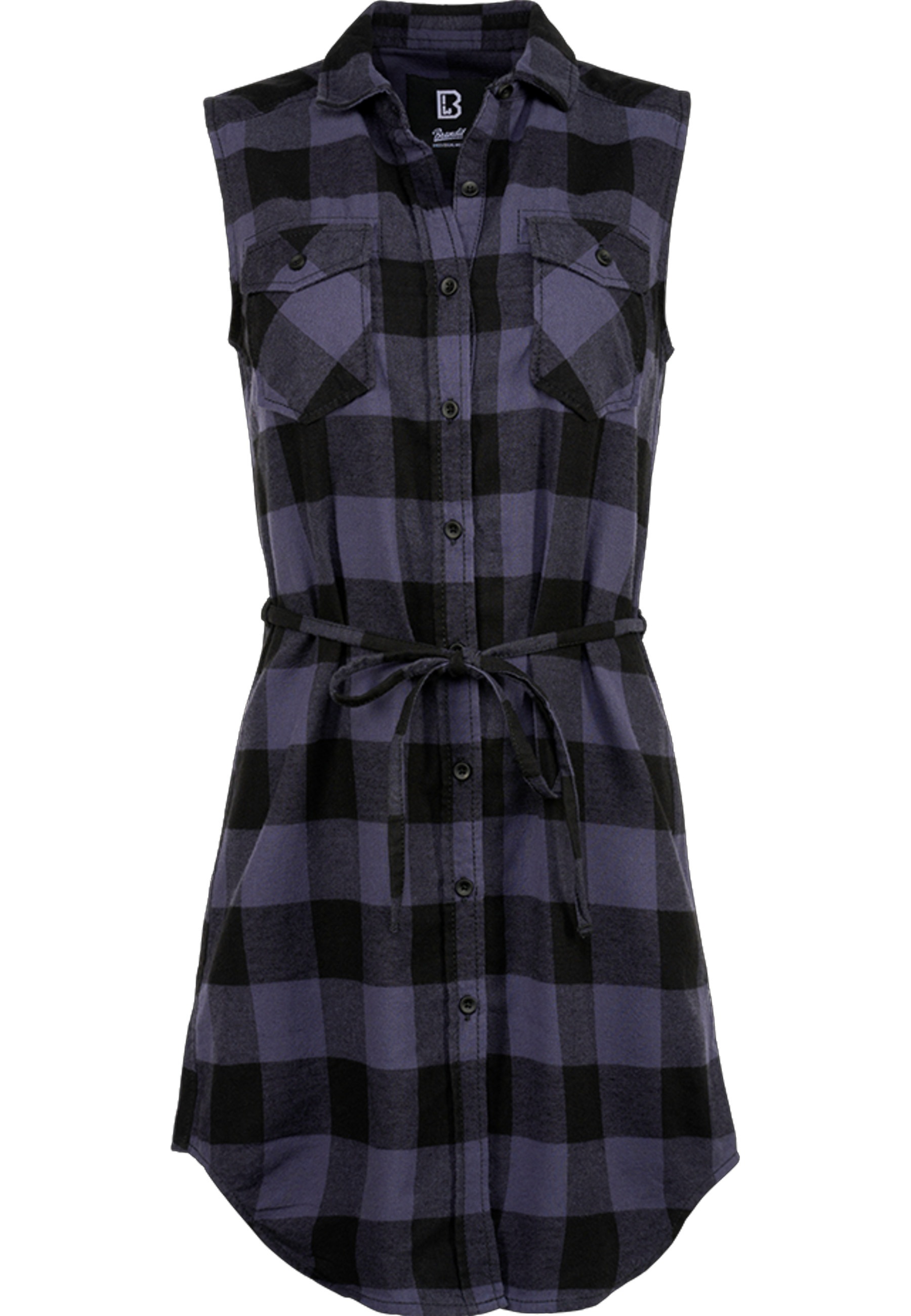 Brandit Flanellhemd "Brandit Damen Ladies Sleeveless Longshirt Gracey" 1 Stk.