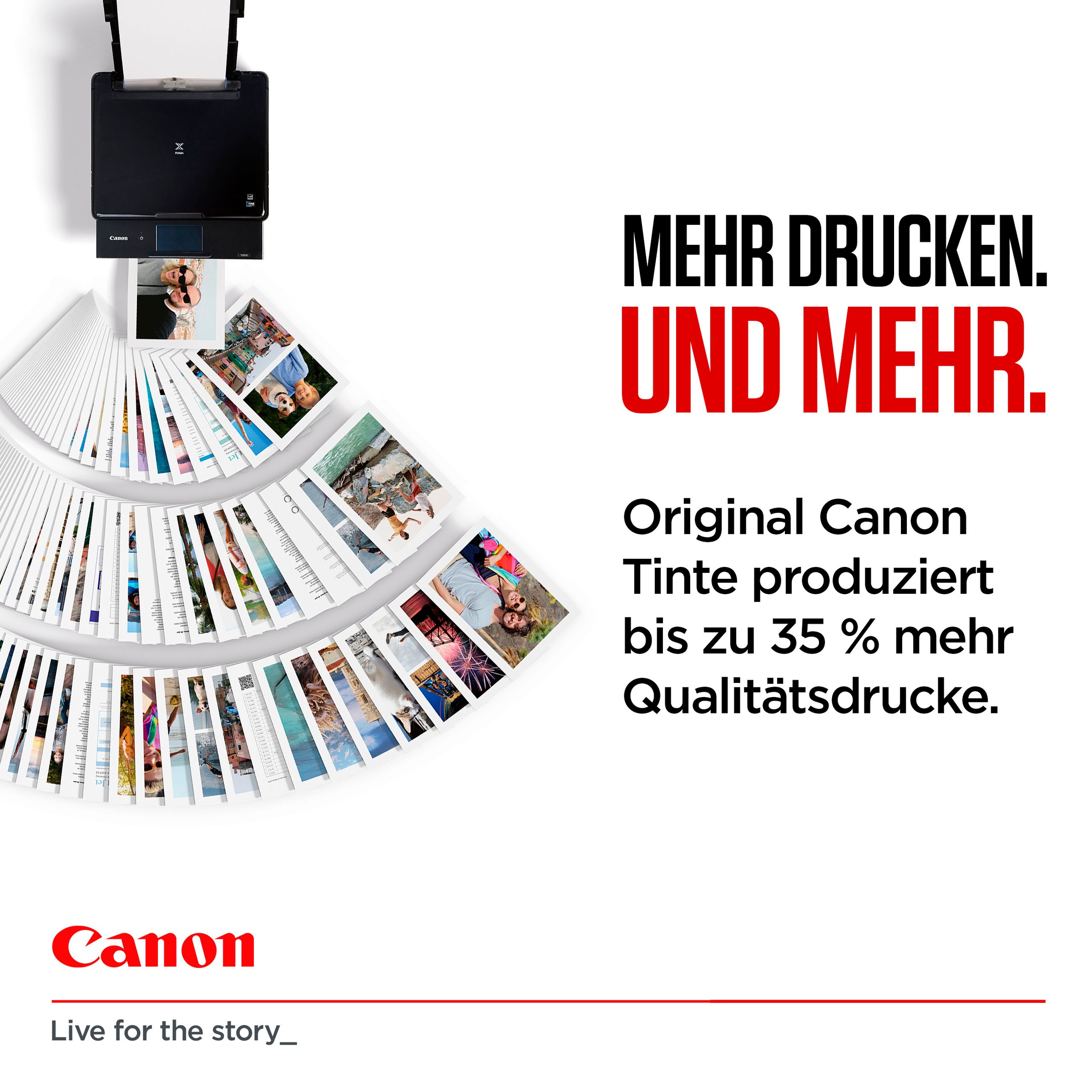 Canon Tintenpatrone »CLI-526 BK/C/M/Y + Fotopapier Value Pack«, (Packung)