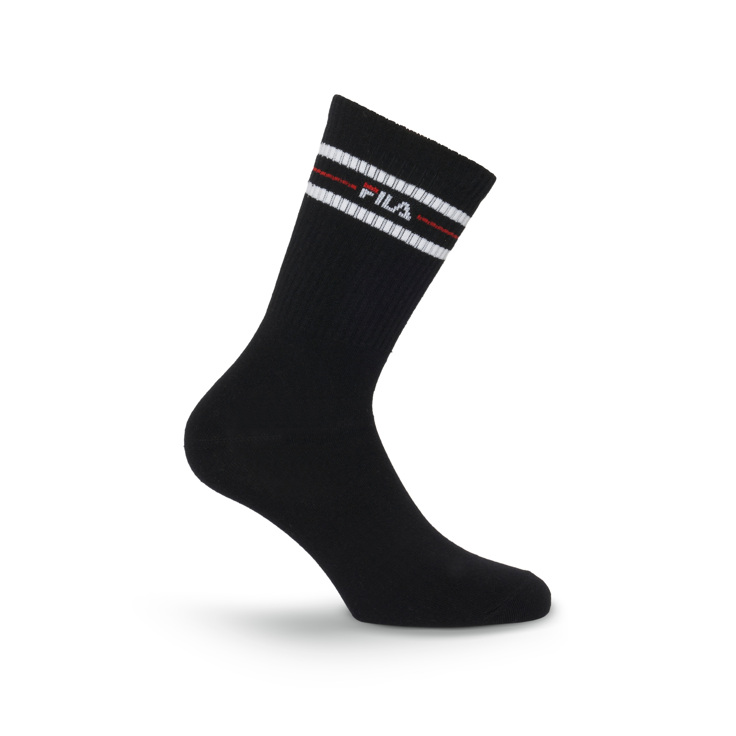 Fila Sportsocken »UNISEX LIFESTYLE PLAIN SOCKS«, (6 Paar), mit eingestricktem Logo