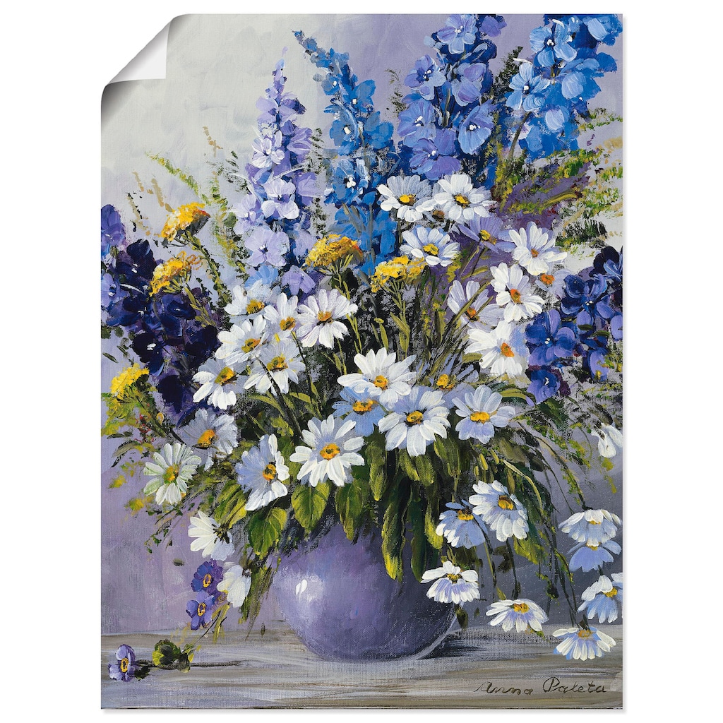 Artland Wandbild »Rittersporn«, Blumen, (1 St.)