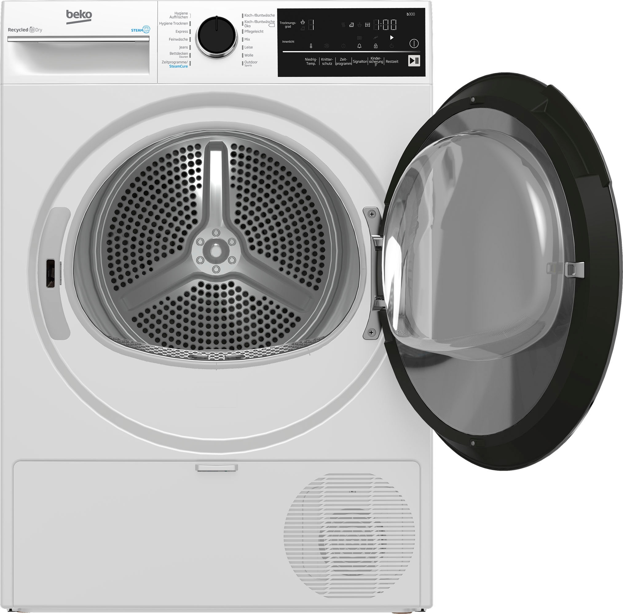 BEKO Wärmepumpentrockner »B3T42240S«, 8 kg, mit Dampffunktion