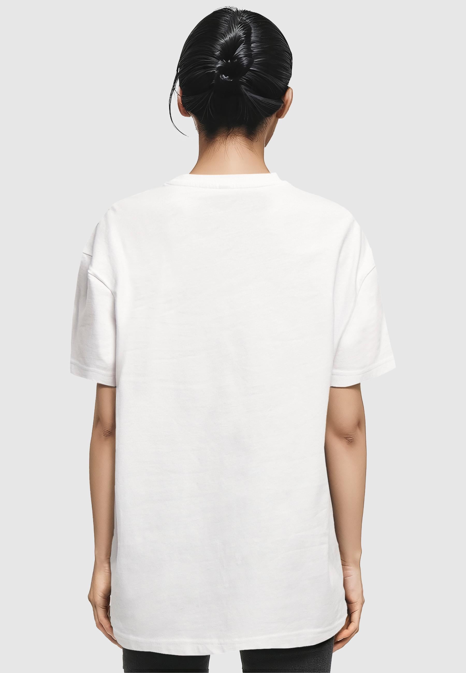 Merchcode T-Shirt »Merchcode Damen Ladies Life Boyfriend Tee«, (1 tlg.)