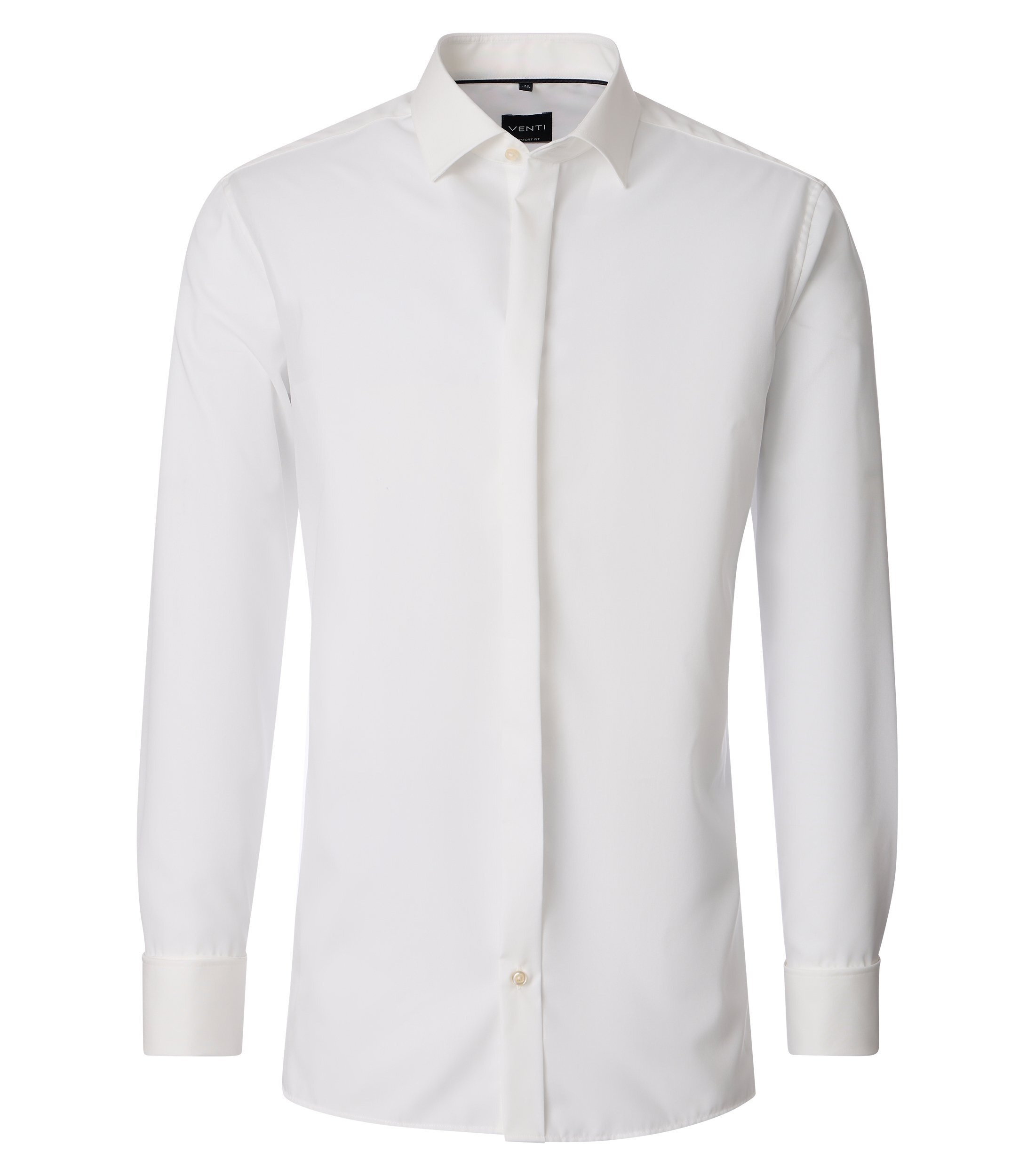 VENTI Business Shirt Men's White-Beige 41 5