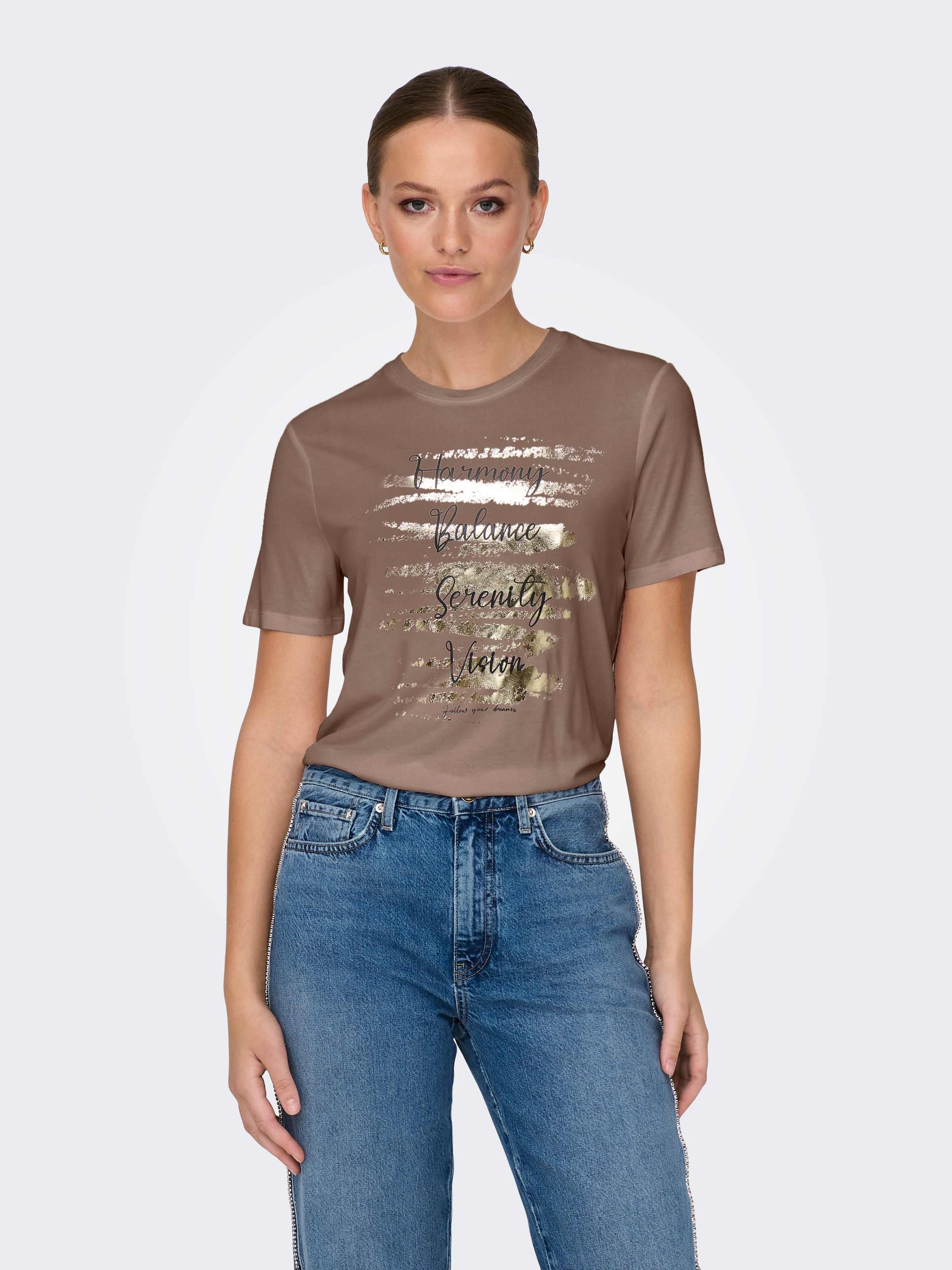 ONLY Kurzarmshirt "ONLFREE LIFE MODAL S/S ATELIER TOP JRS" günstig online kaufen