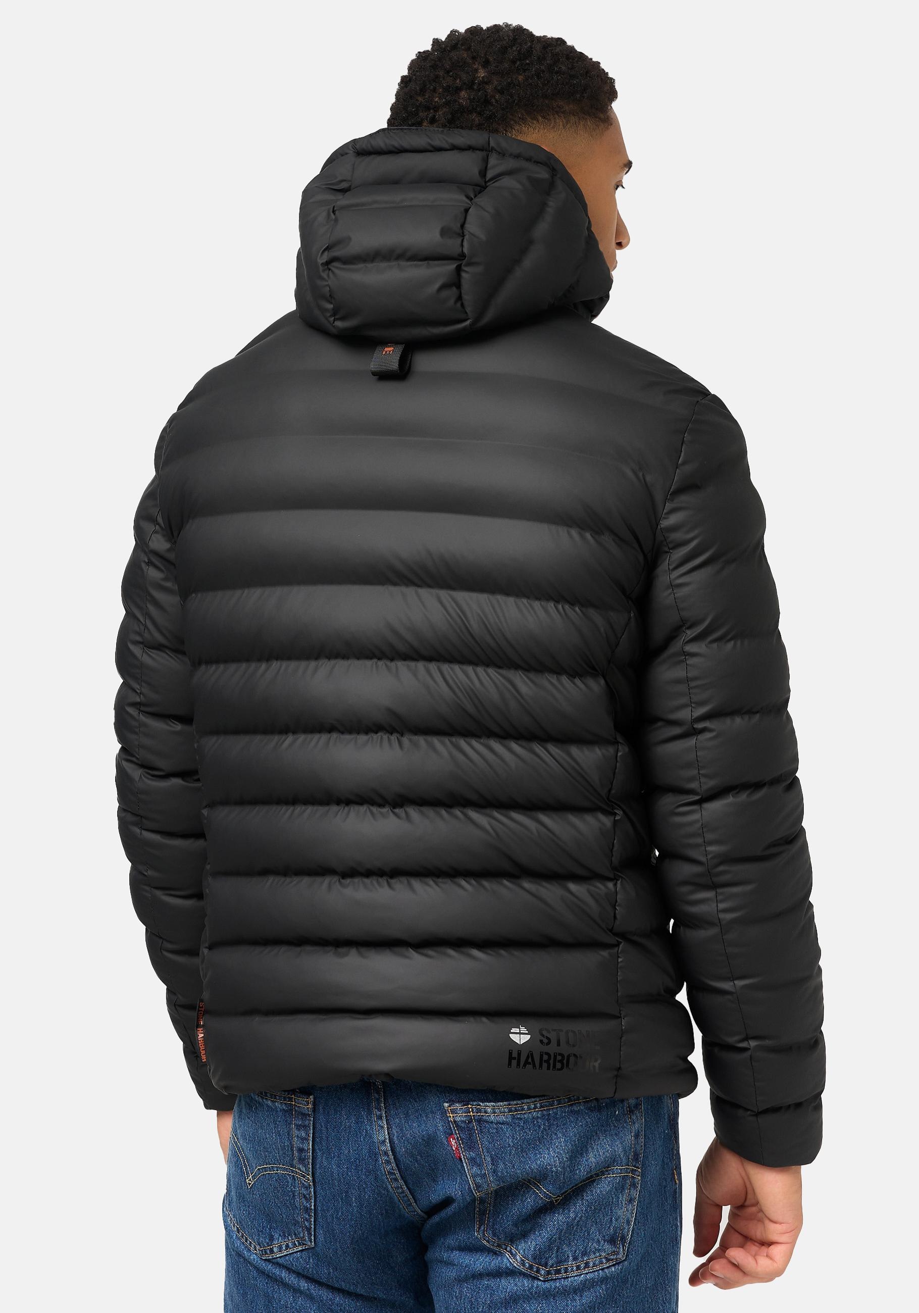 Stone Harbour Winterjacke »Zaharoo«, mit Kapuze, Wasserdichte, gesteppte Regenjacke für den Winter