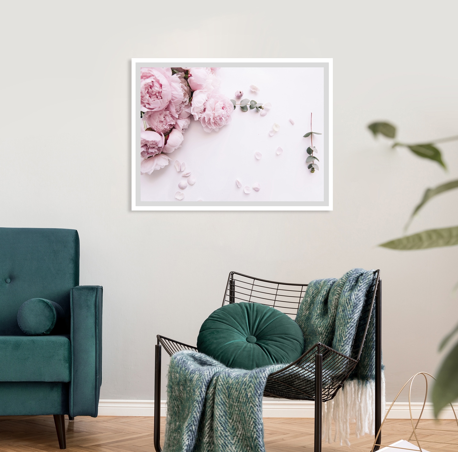 queence Bild "Grete", Blumen, Rosen, gerahmt günstig online kaufen