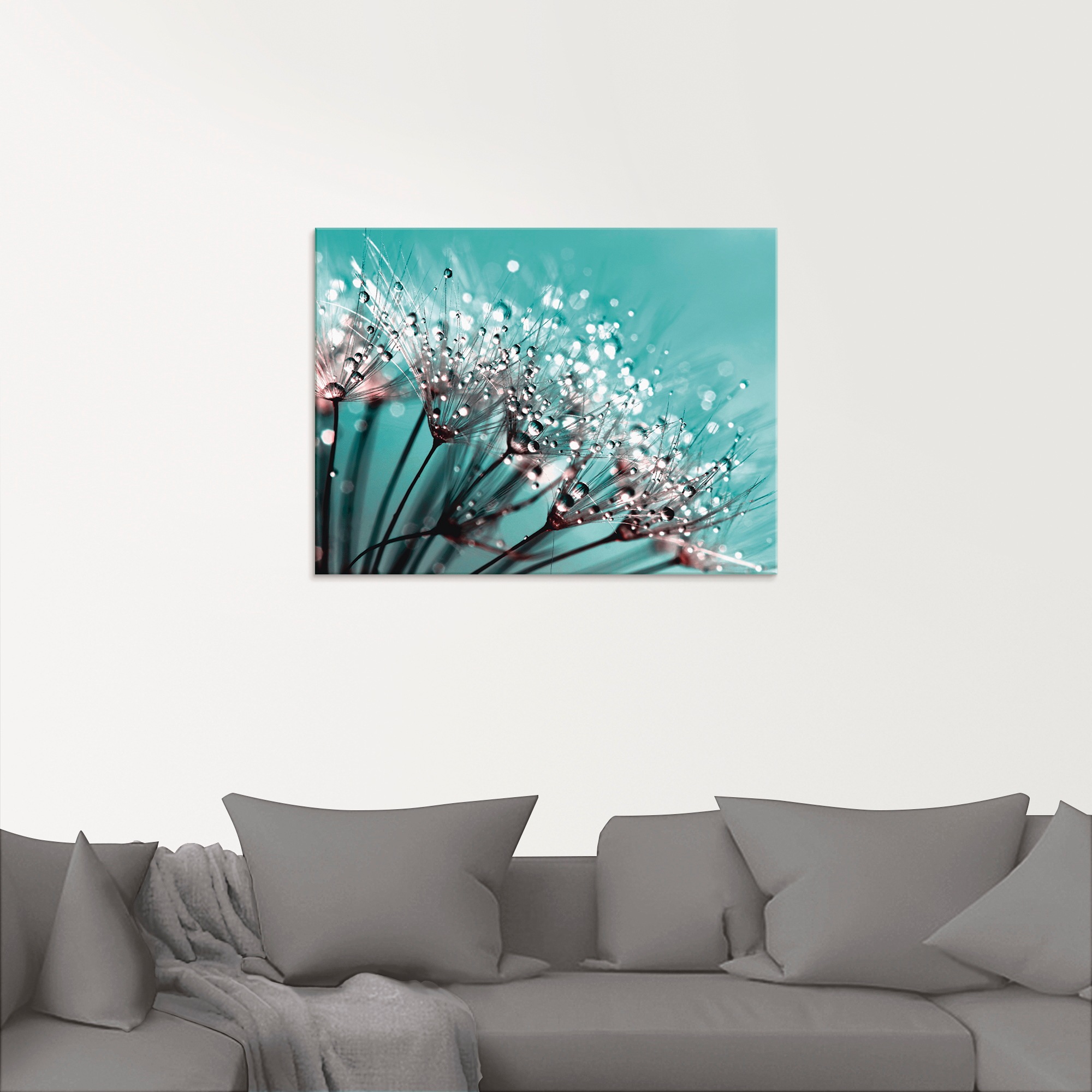 Thumbnail - Artland Glasbild "Glitzernde Pusteblume I", Blumen, (1 St.), in verschiedenen Größen
