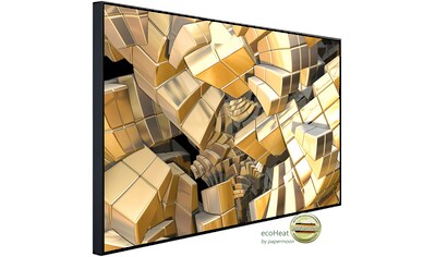 Papermoon Infrarotheizung »Fraktale goldene Treppe«, sehr angenehme Strahlungswärme kaufen