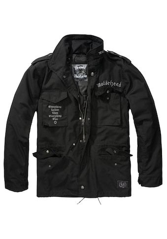 Winterjacke »Brandit Herren Motörhead M65 Jacket«, (1 St.), mit Kapuze