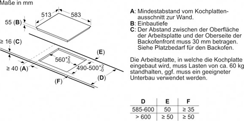 Constructa Backofen-Set »CX5VI603«, CX5VI603, mit Teleskopauszug nachrüstbar, Hydrolyse