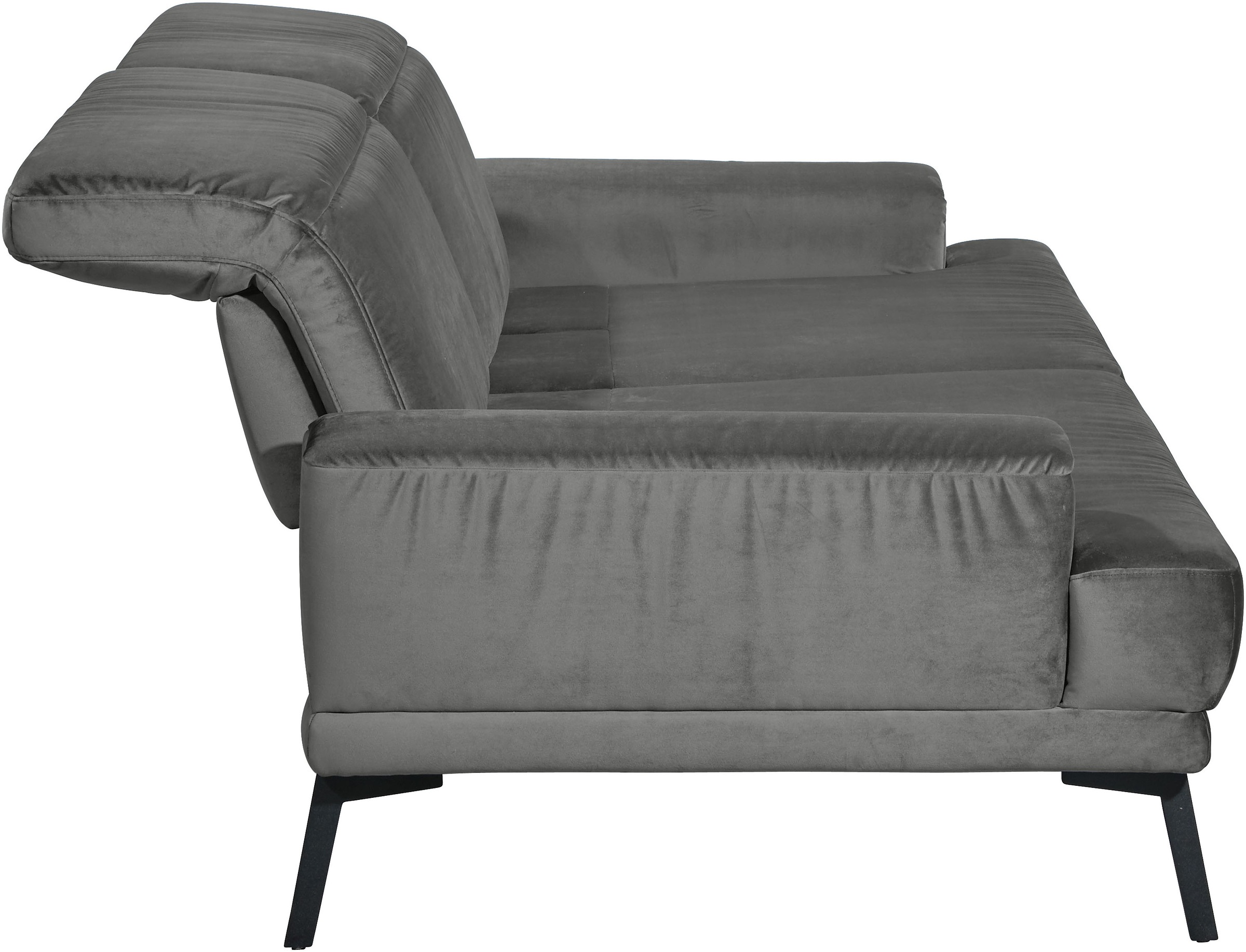 Musterring 2-Sitzer »MR 4580«, inkl. Kopf- und Sitztiefenverstellung, Fuß schwarz, B198 x T103 cm