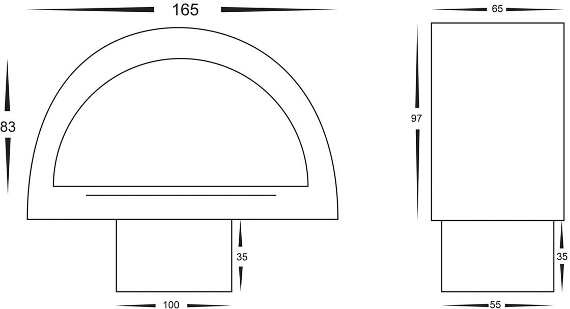 Havit Lighting LED Wandleuchte »ROND«, 1 flammig-flammig