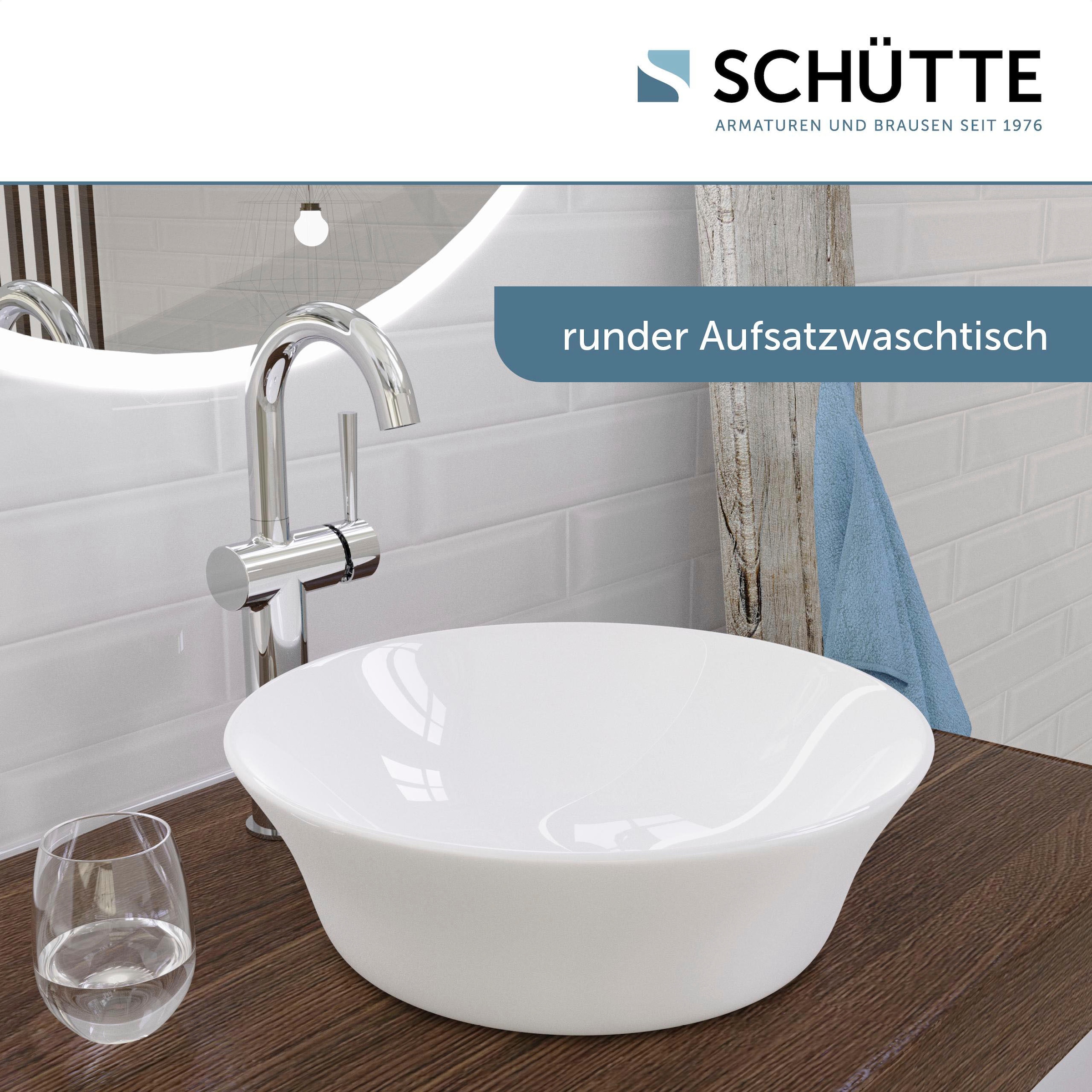 Schütte Aufsatzwaschbecken »TASSONI BOWL«, hochwertiger, glatter Glanzoberfläche