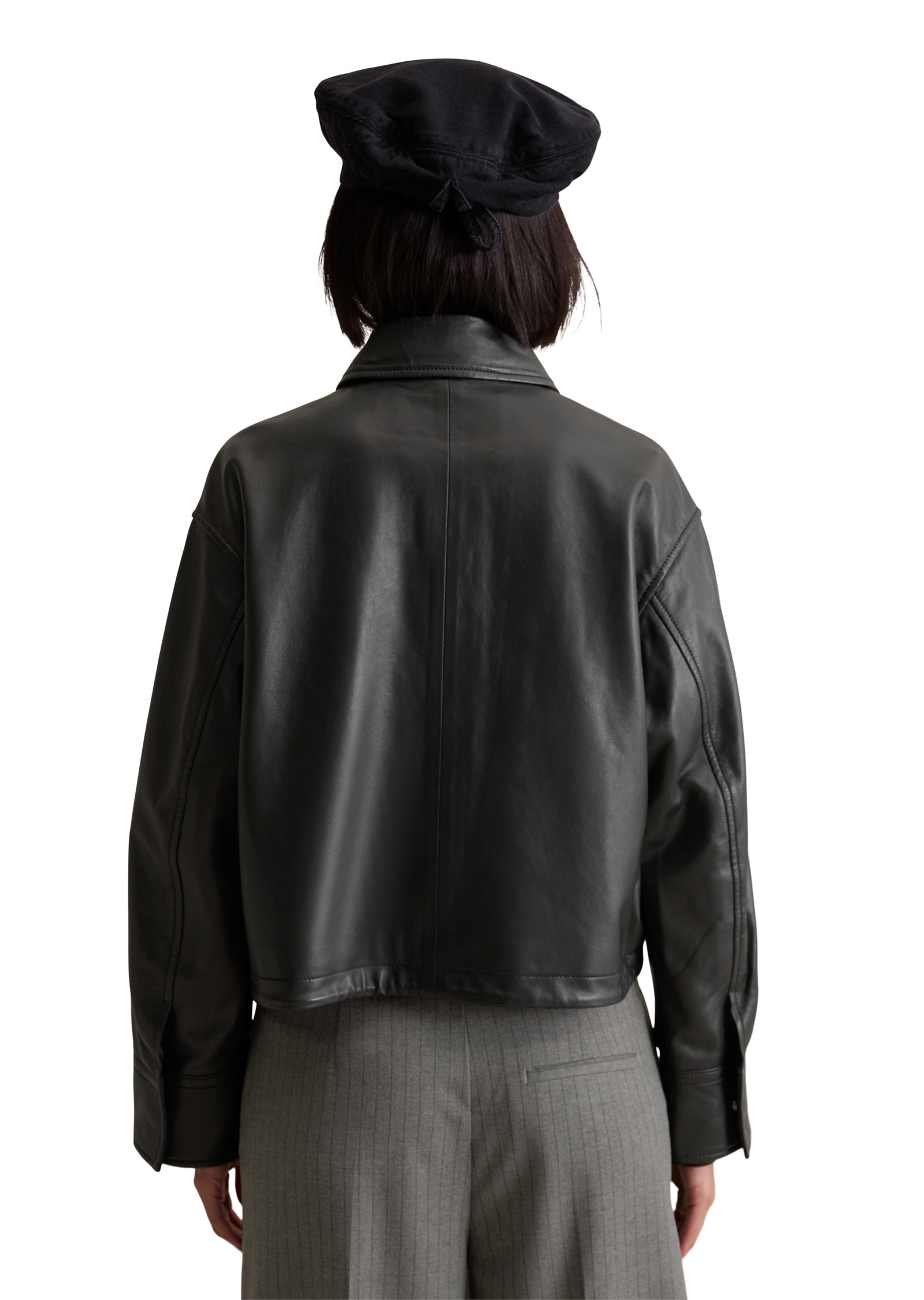 Marc O'Polo DENIM Lederjacke »aus softem Lammnappaleder« ohne Kapuze