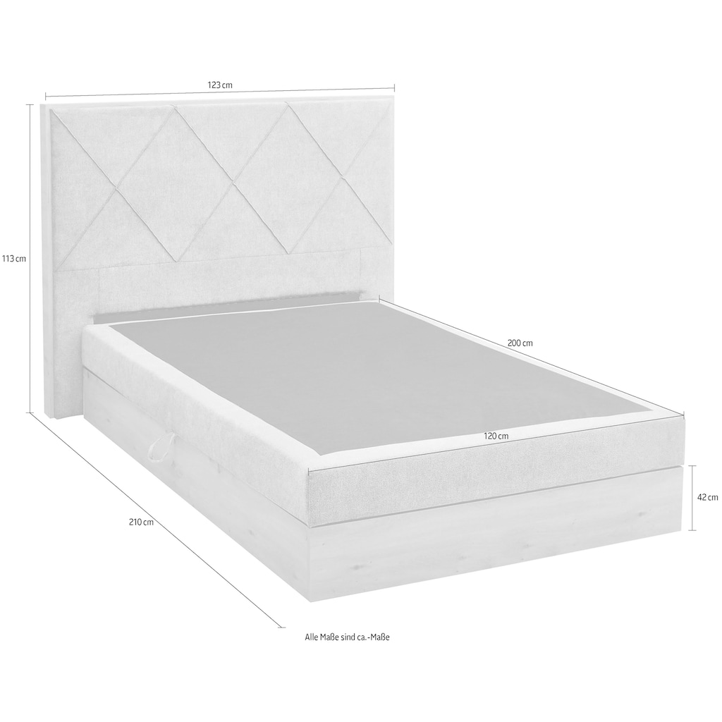 ED EXCITING DESIGN Boxspringbett »Bellevue«