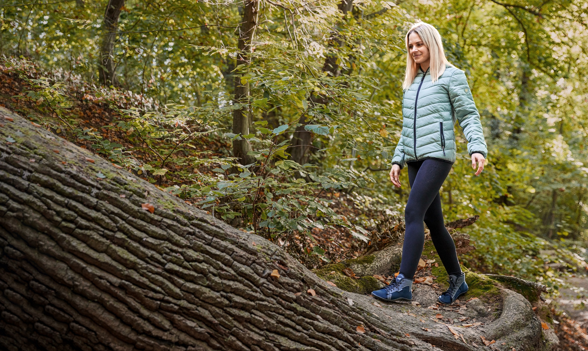 Leguano Barfußschuh »JASPAR«, Bequemschuh, Schnürboots mit speziell entwickelter Laufsohle